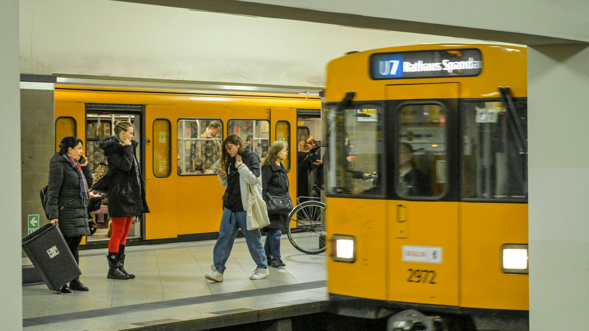 Die U7 ist mit 31,8 Kilometern Strecke die längste U-Bahnlinie Berlins.