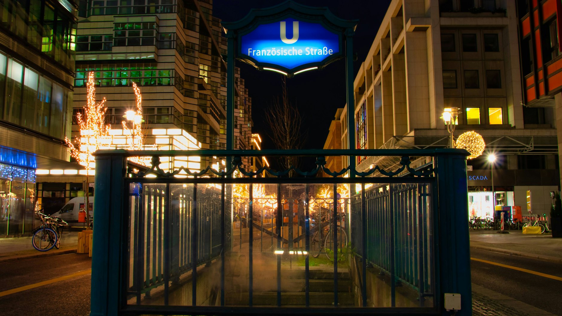 Der U-Bahnhof Französische Straße wurde 2020 stillgelegt und 2023 umbenannt.