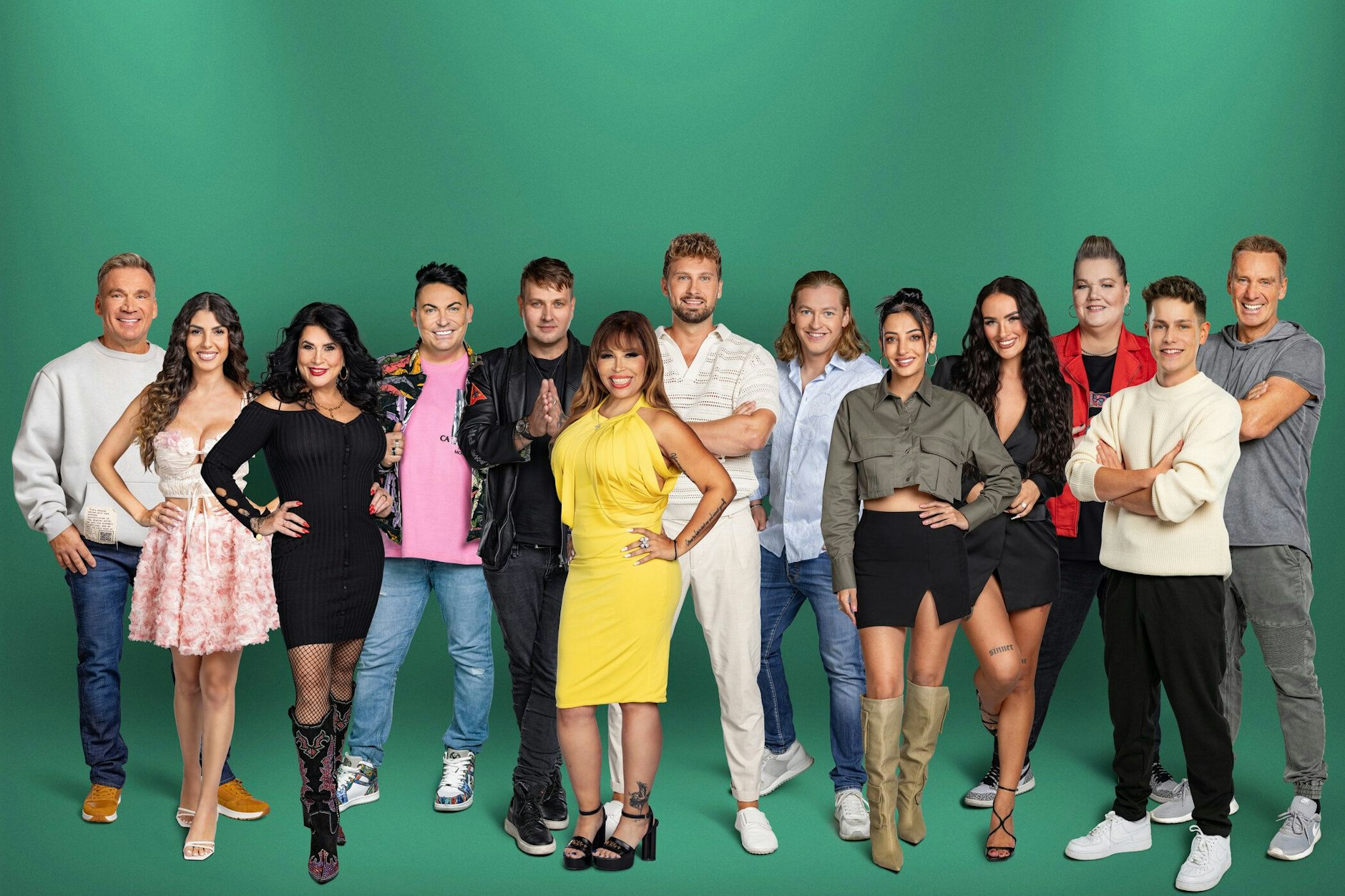 Die diesjährigen „Promi Big Brother“-Teilnehmer.