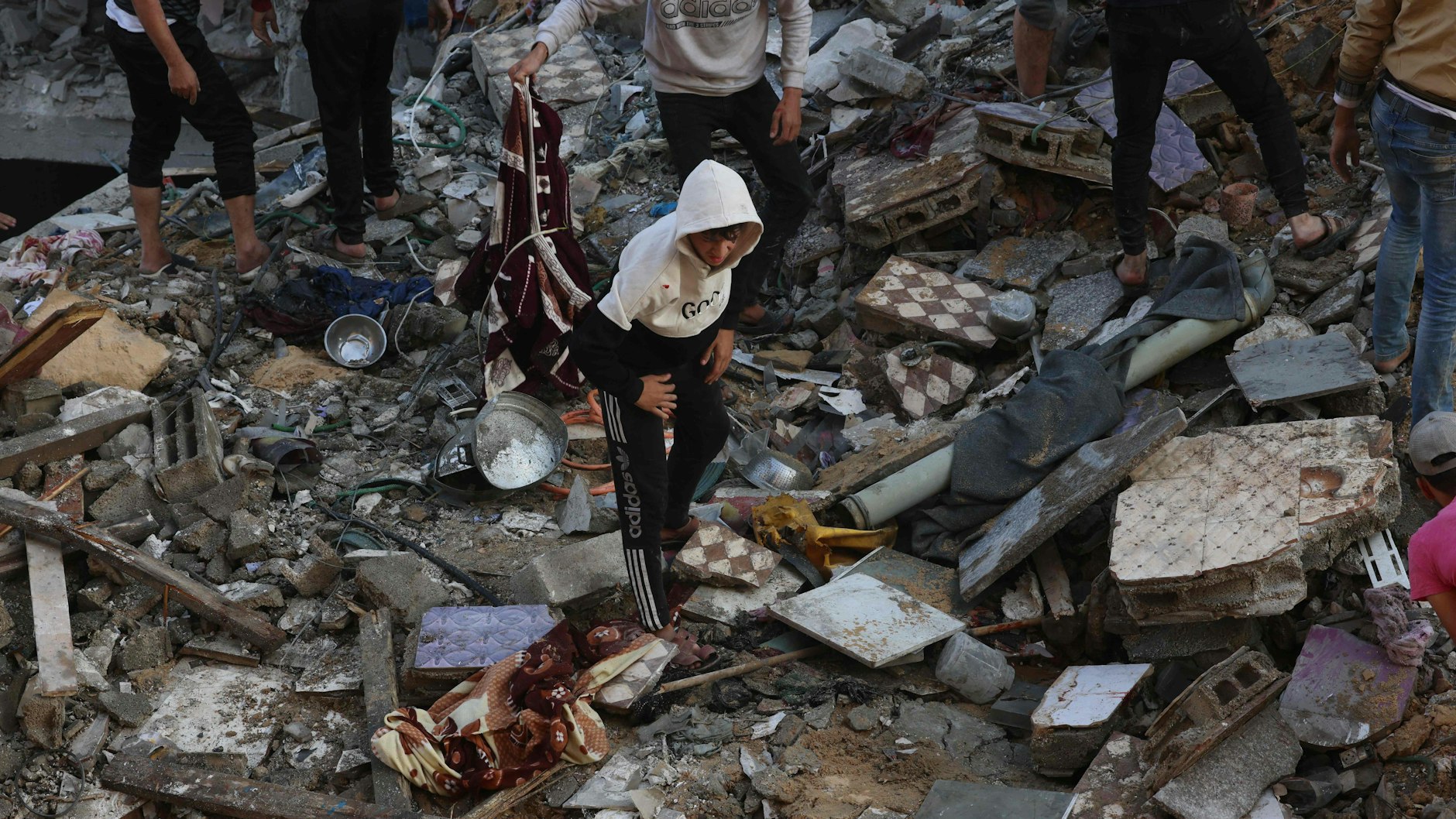 Nach den Angriffen auf den Gaza-Streifen sind zahlreiche Gebiete zerstört.