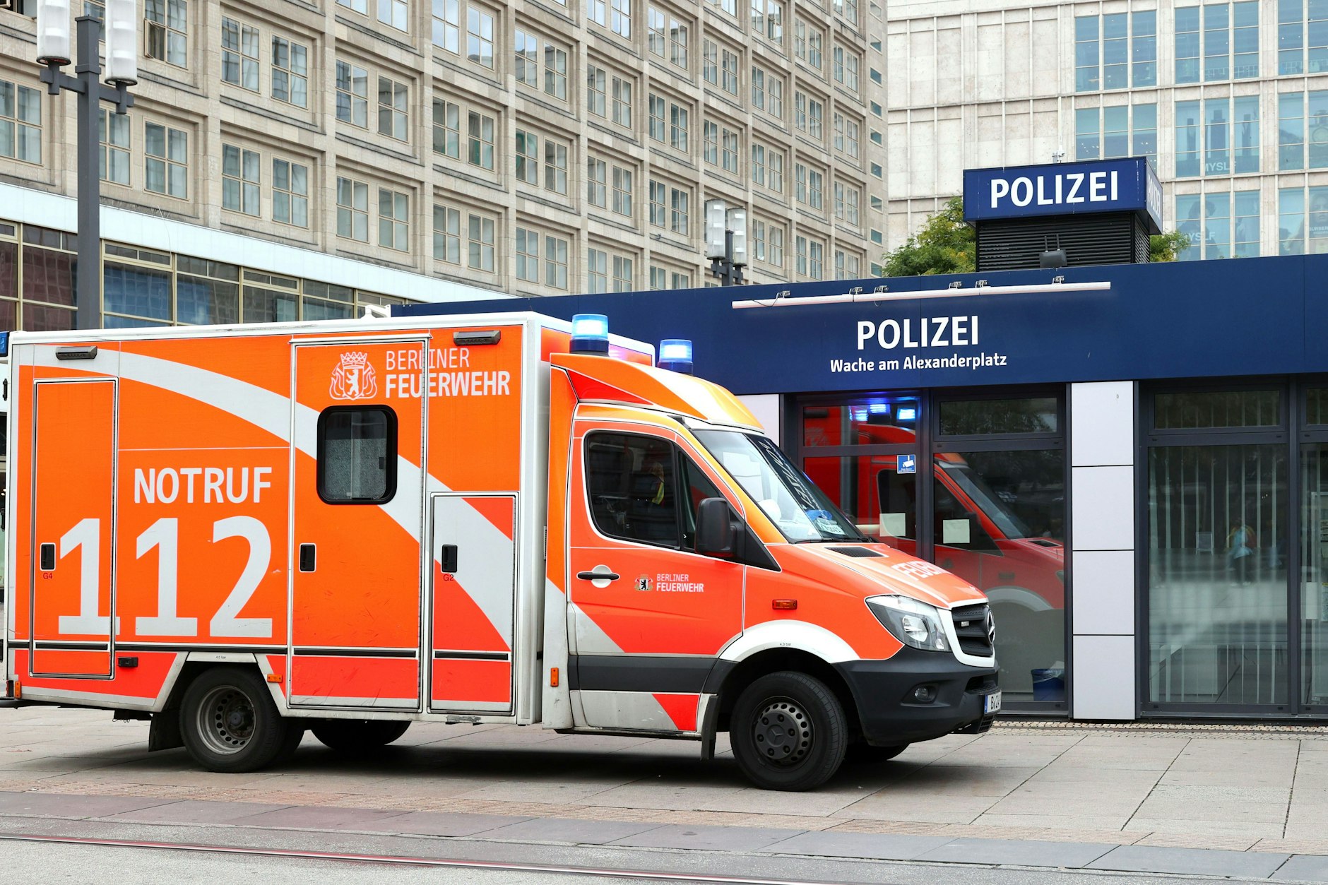 Kommende Woche sollen Mitarbeiter der Berliner Polizei und Feuerwehr streiken.