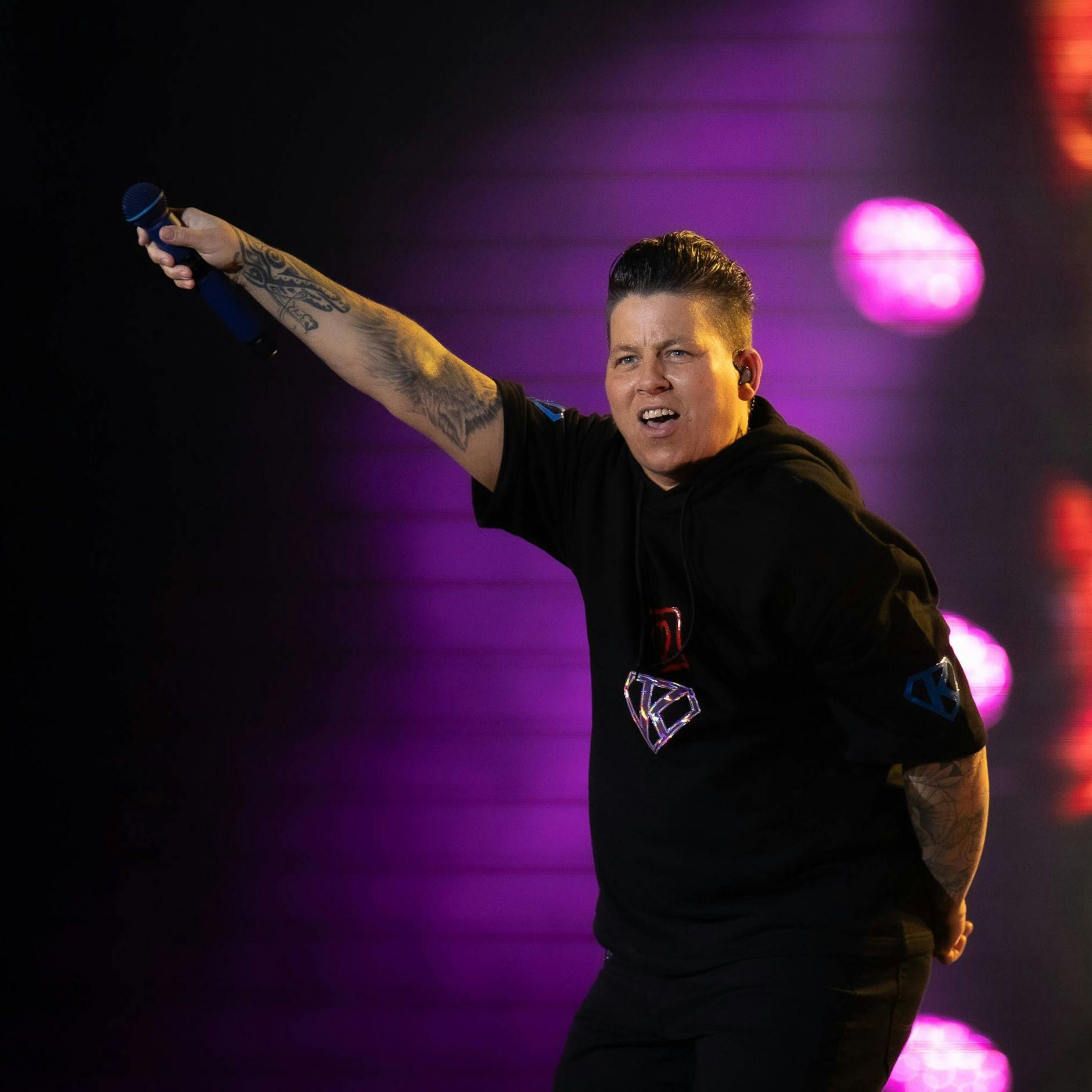 Kerstin Ott tritt am Samstag in Berlin auf.