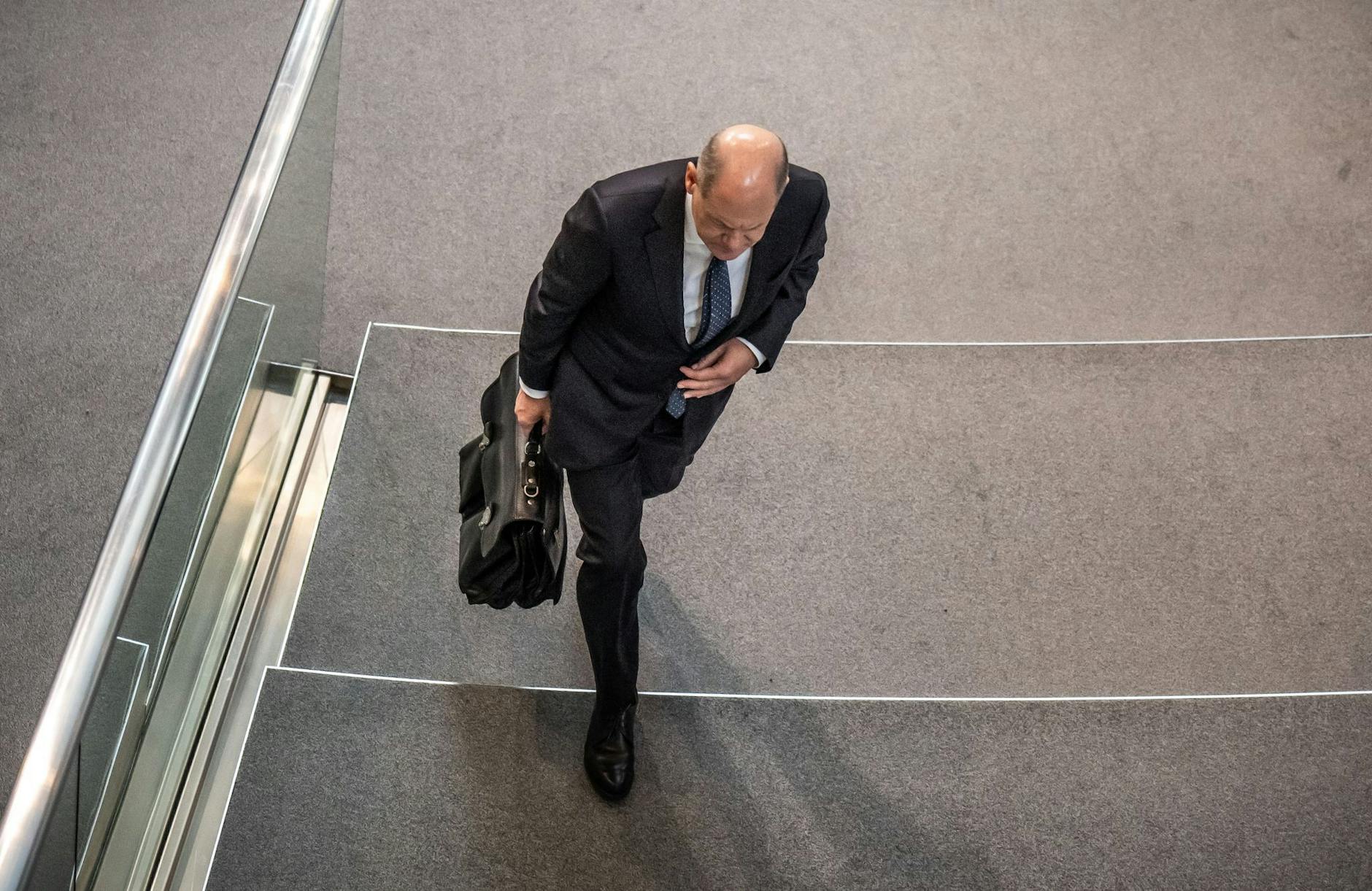 Bundeskanzler Olaf Scholz kommt zur UN-Klimakonferenz.
