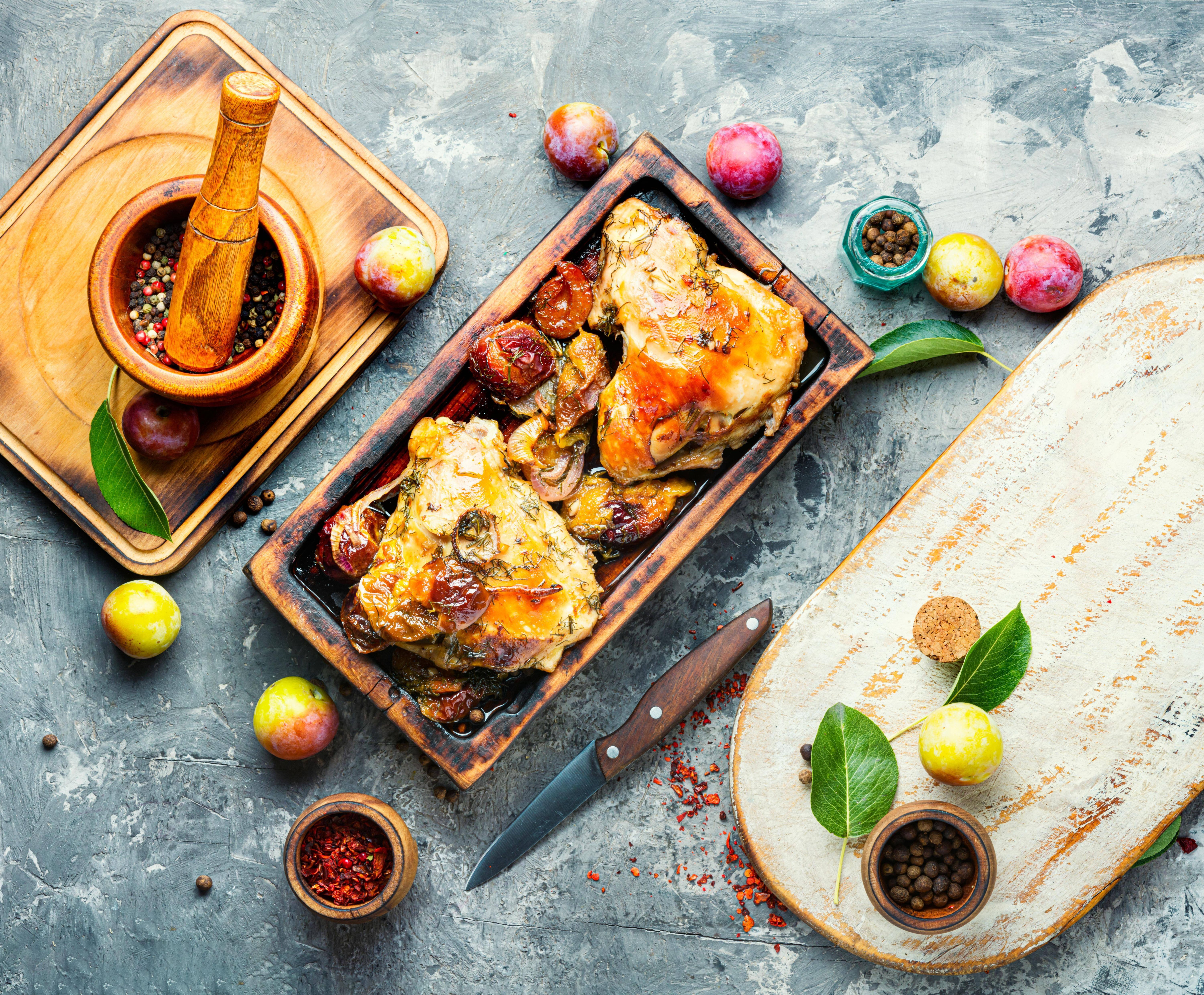 Geniales Rezept für Pflaumen-Hähnchen – perfekt zum 1. Advent!