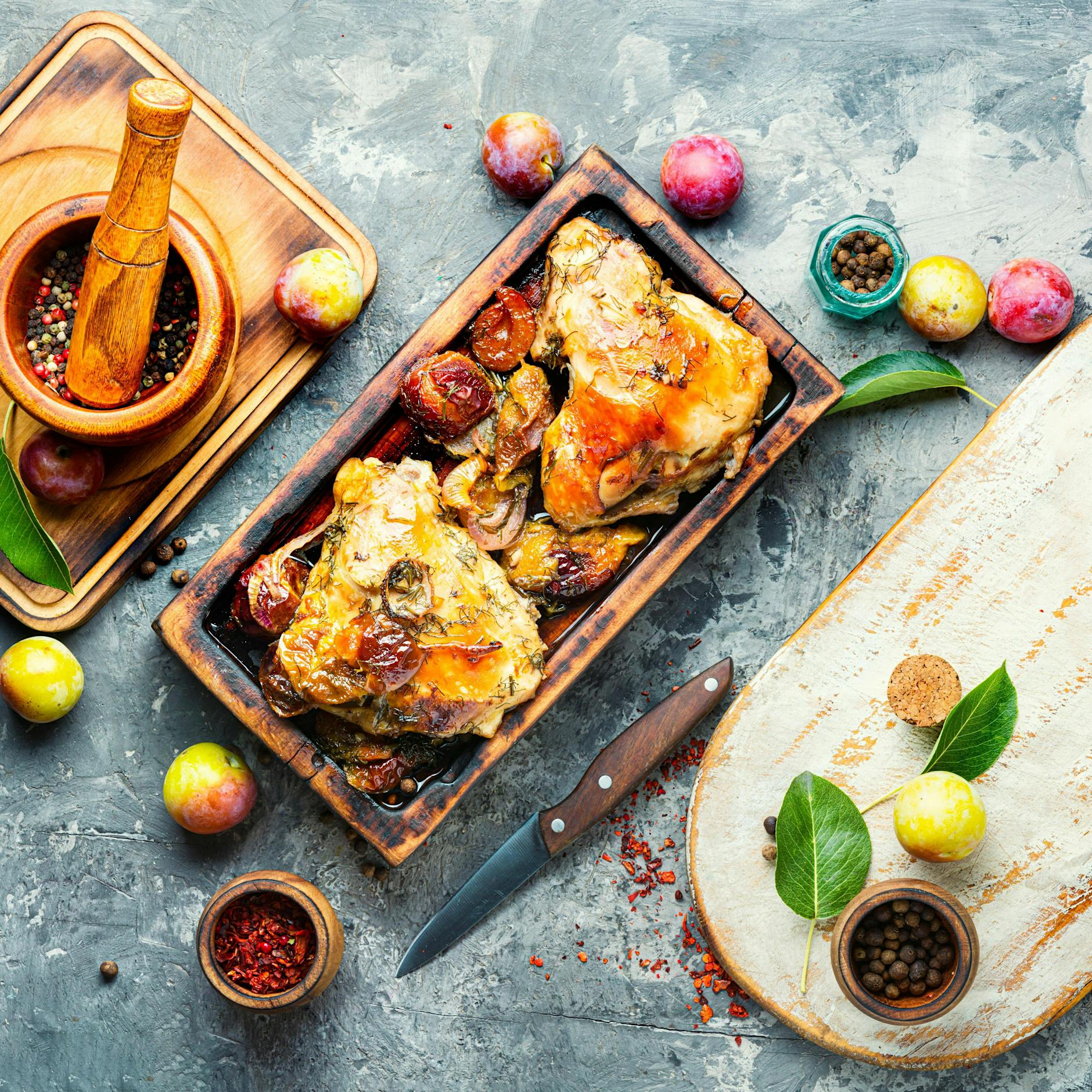 Geniales Rezept für Pflaumen-Hähnchen – perfekt zum 1. Advent!