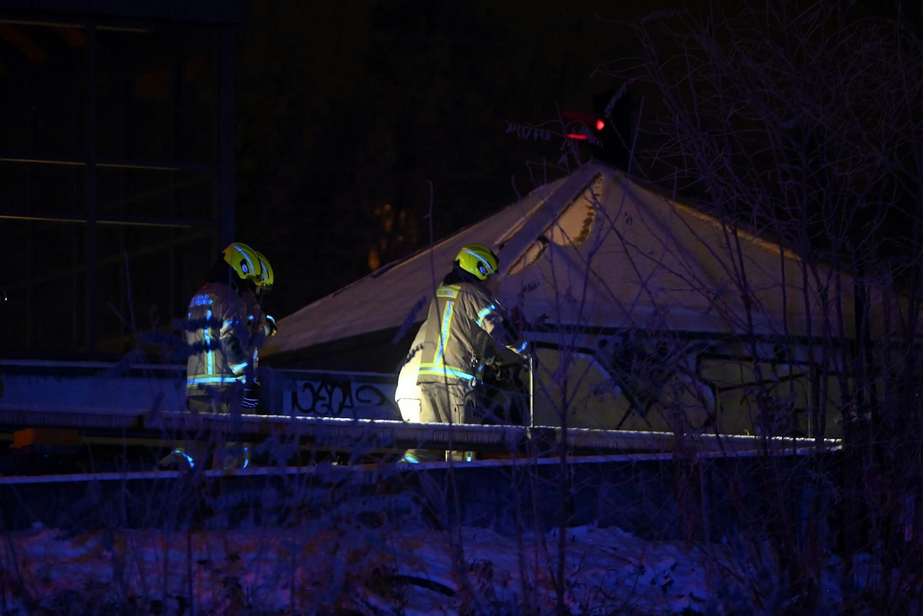 Zur Bergung des Toten wurde eine Lore eingesetzt, die auf Schienen fahren kann.