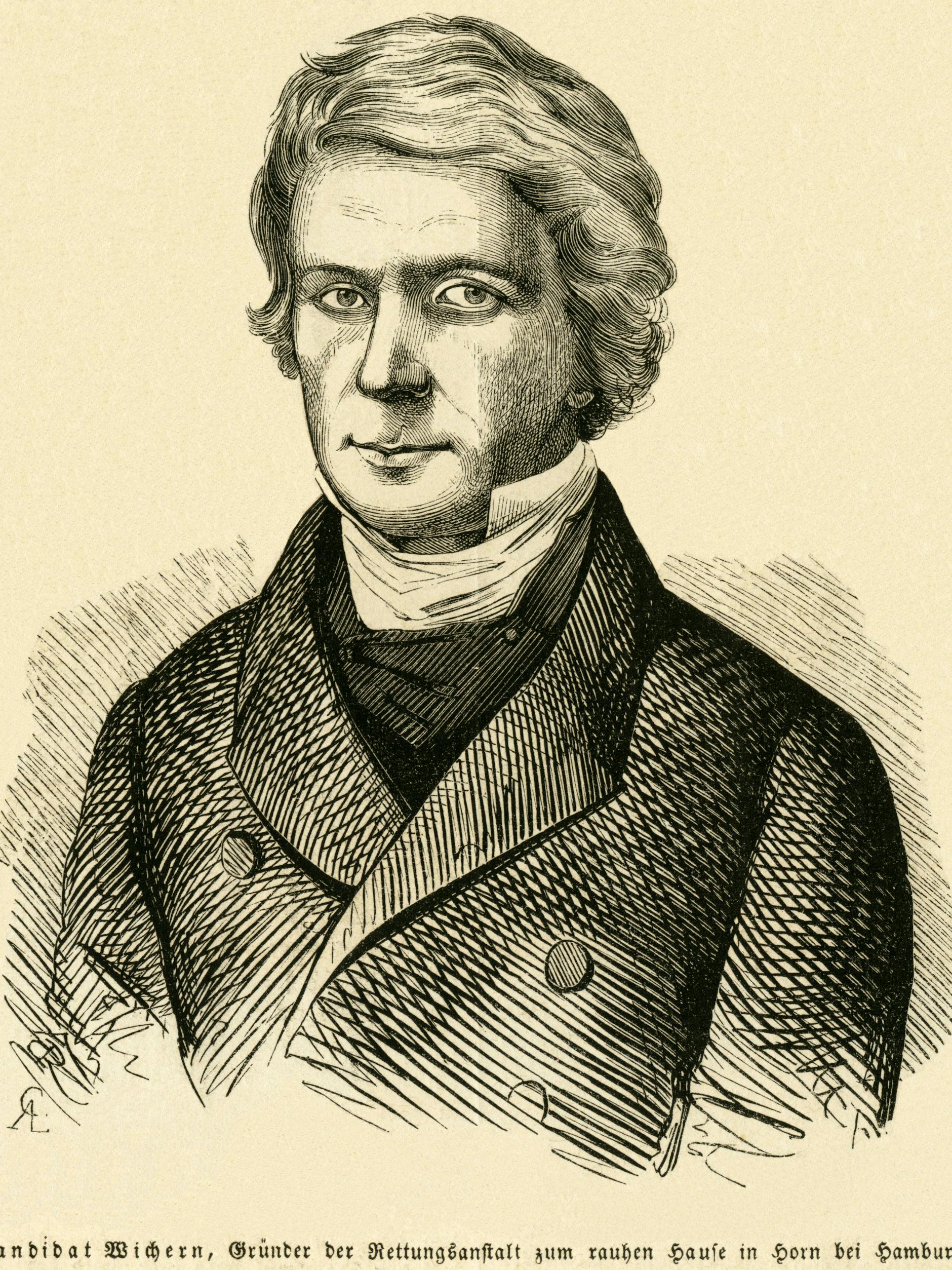 Der Theologe und Sozialpädagoge Johann Hinrich Wichern (1808-1881) gilt als Erfinder des Adventskranzes.