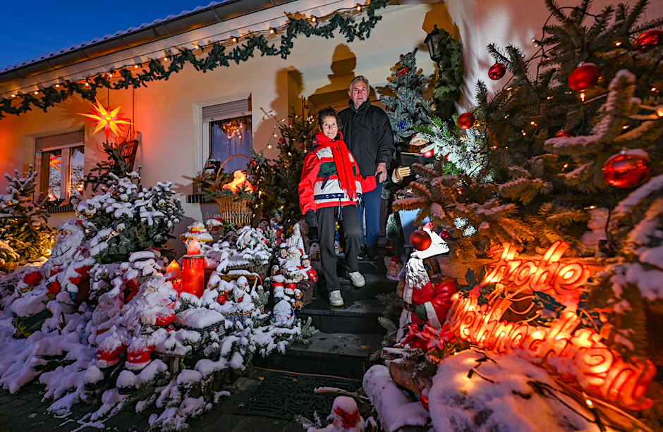 Diese Brandenburger sind süchtig nach Weihnachten