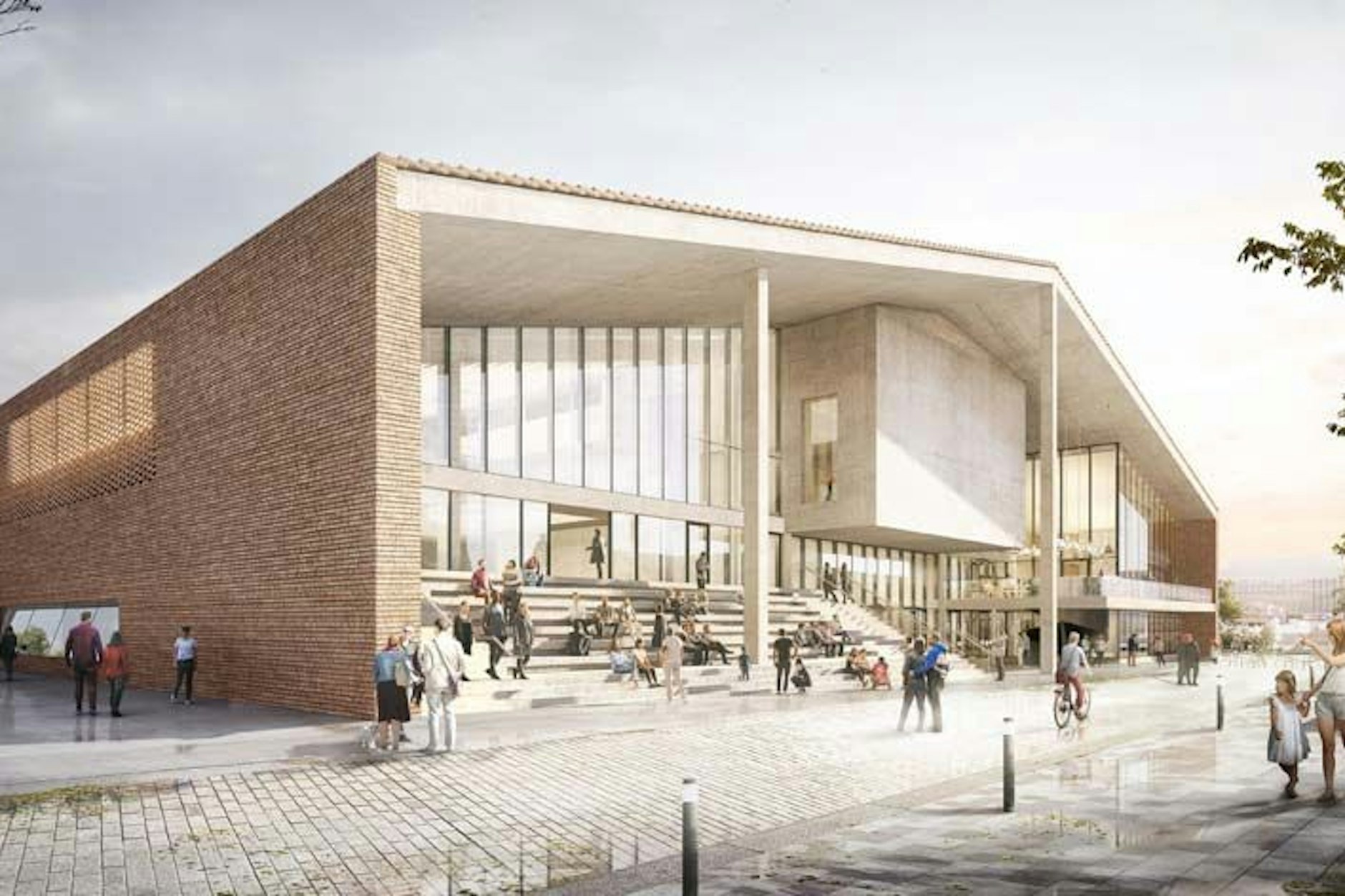 So sieht der Entwurf für das Museum berlin modern aus.