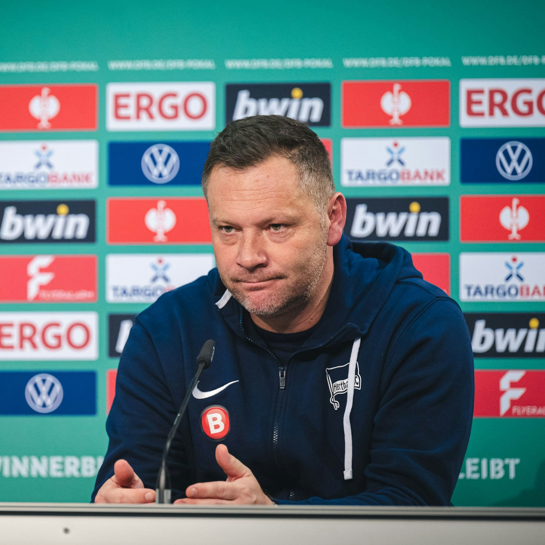 Hertha-Trainer Pal Dardai hat nach dem Pokaljubel ein Problem. Halten die Kräfte der Spiele noch für das Spiel am Sonnabend in Kaiserslautern?
