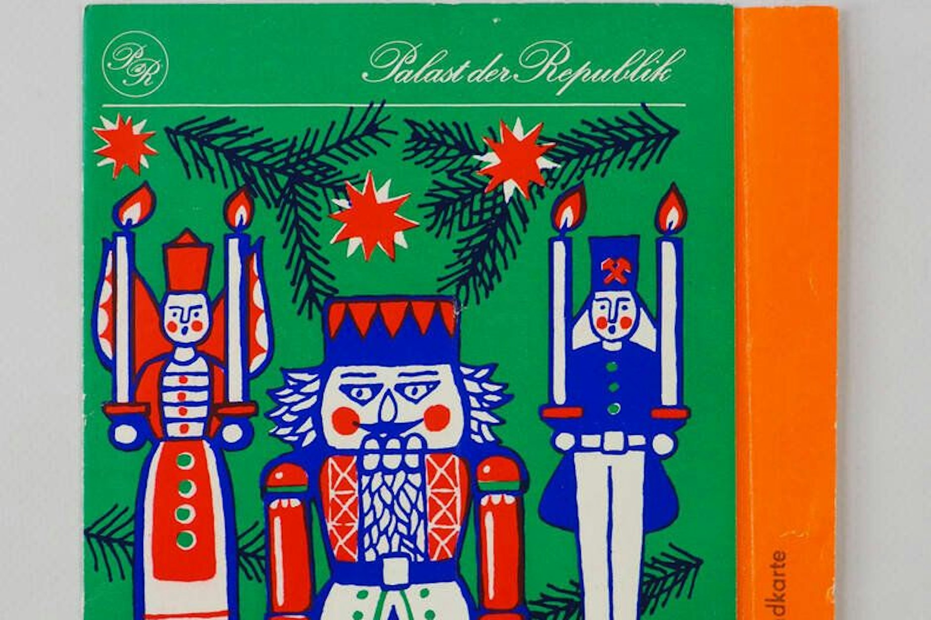 Abendkarte des Palastrestaurants im Palast der Republik