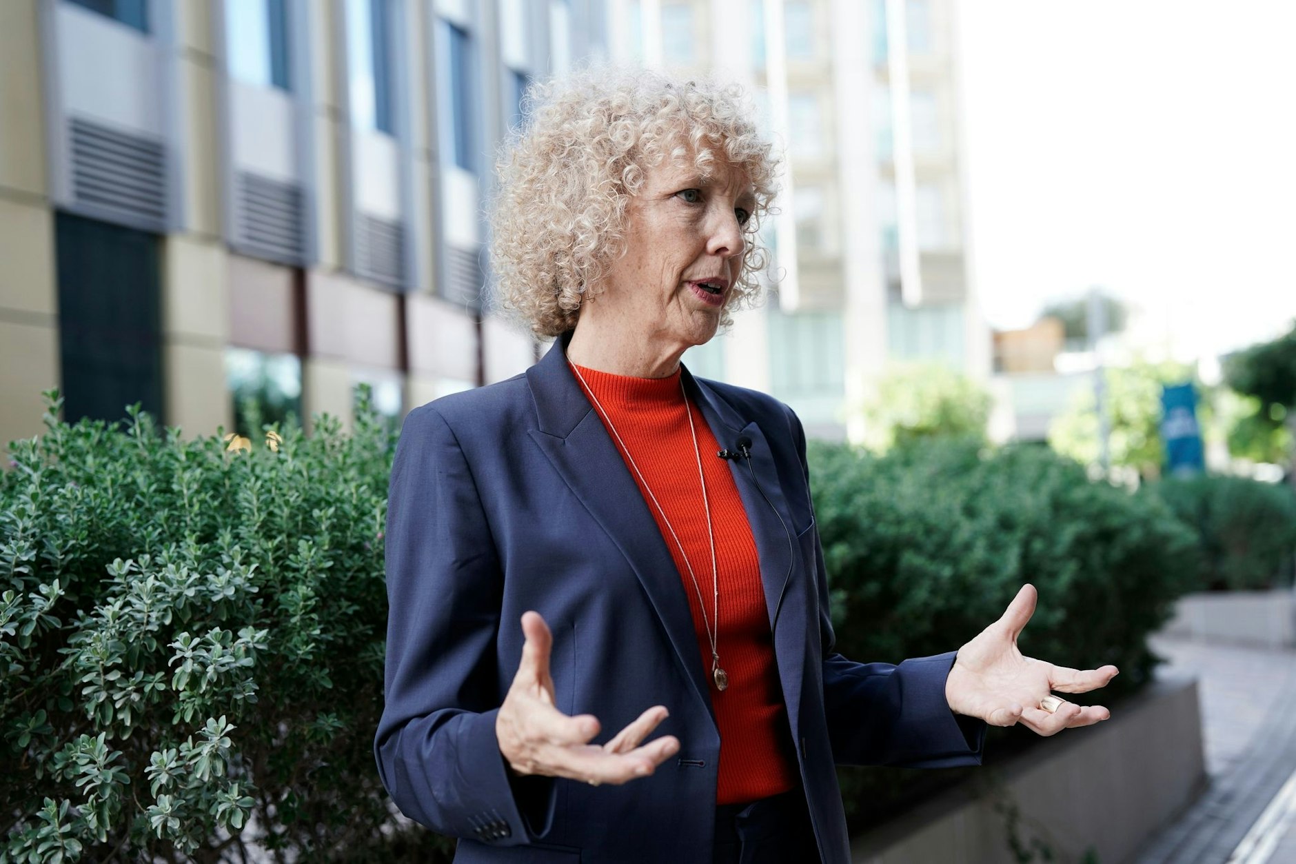 Klimastaatssekretärin Jennifer Morgan in Dubai.  