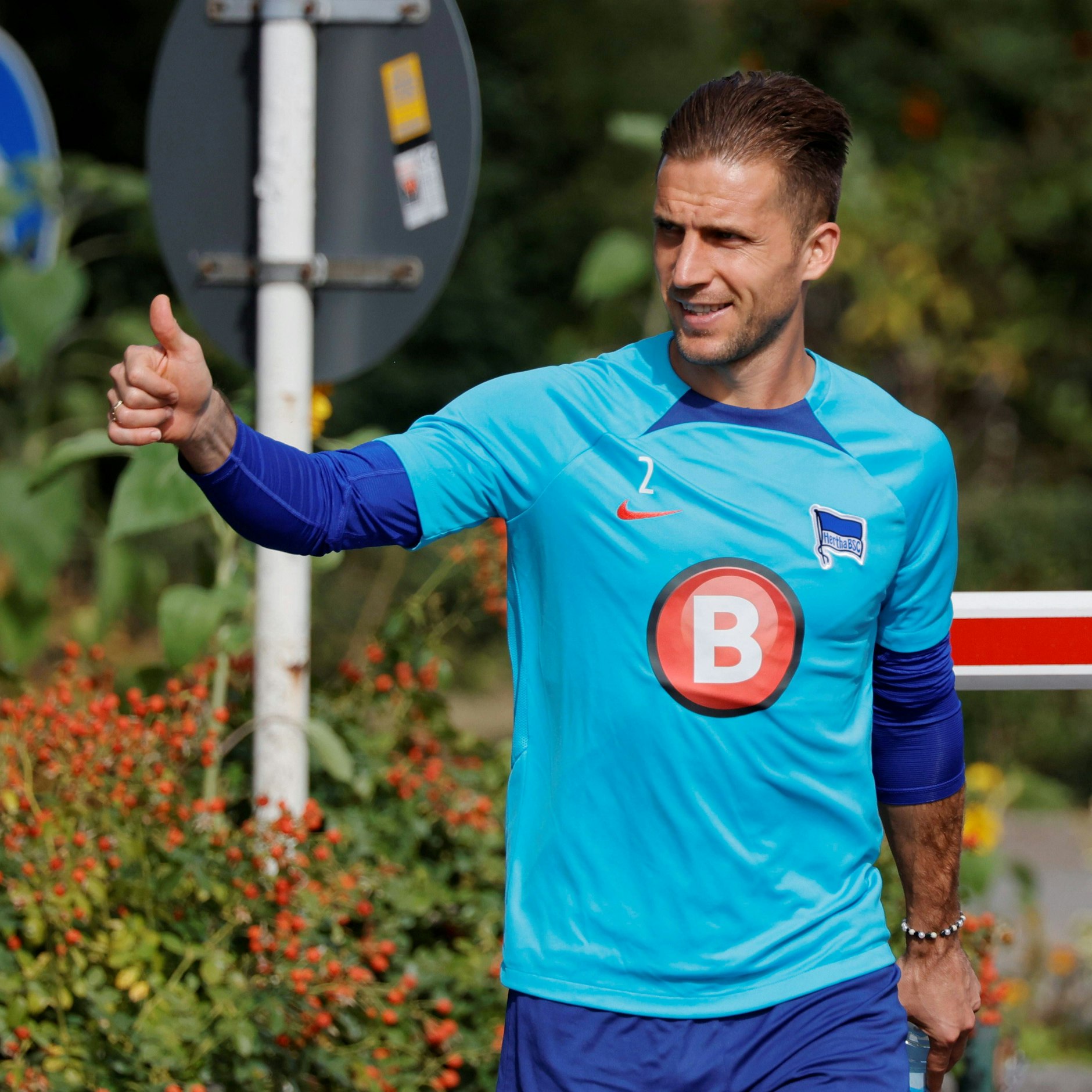 Herthas Mister Zuverlässig Peter Pekarik ist bereit für das Kampfspiel gegen Kaiserslautern.