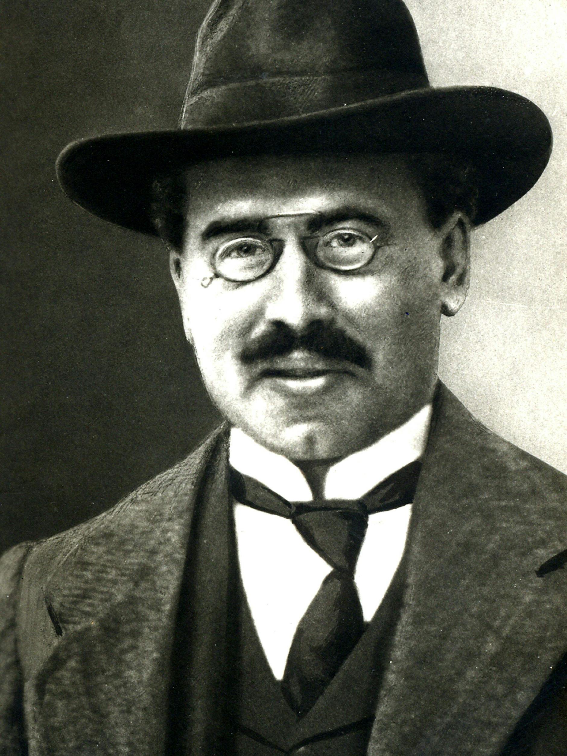 Ein Porträt von Karl Liebknecht.