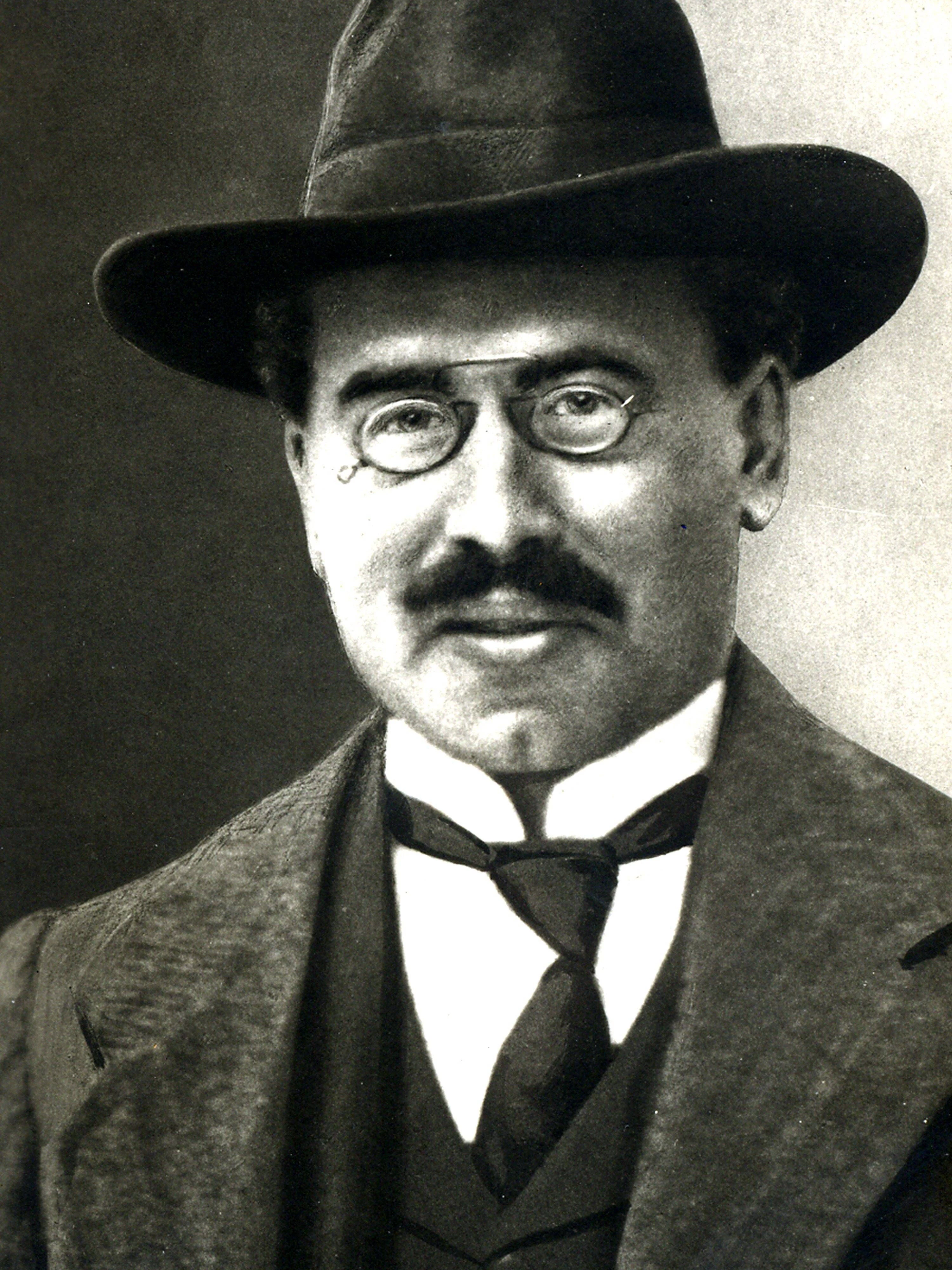 Ein Porträt von Karl Liebknecht.