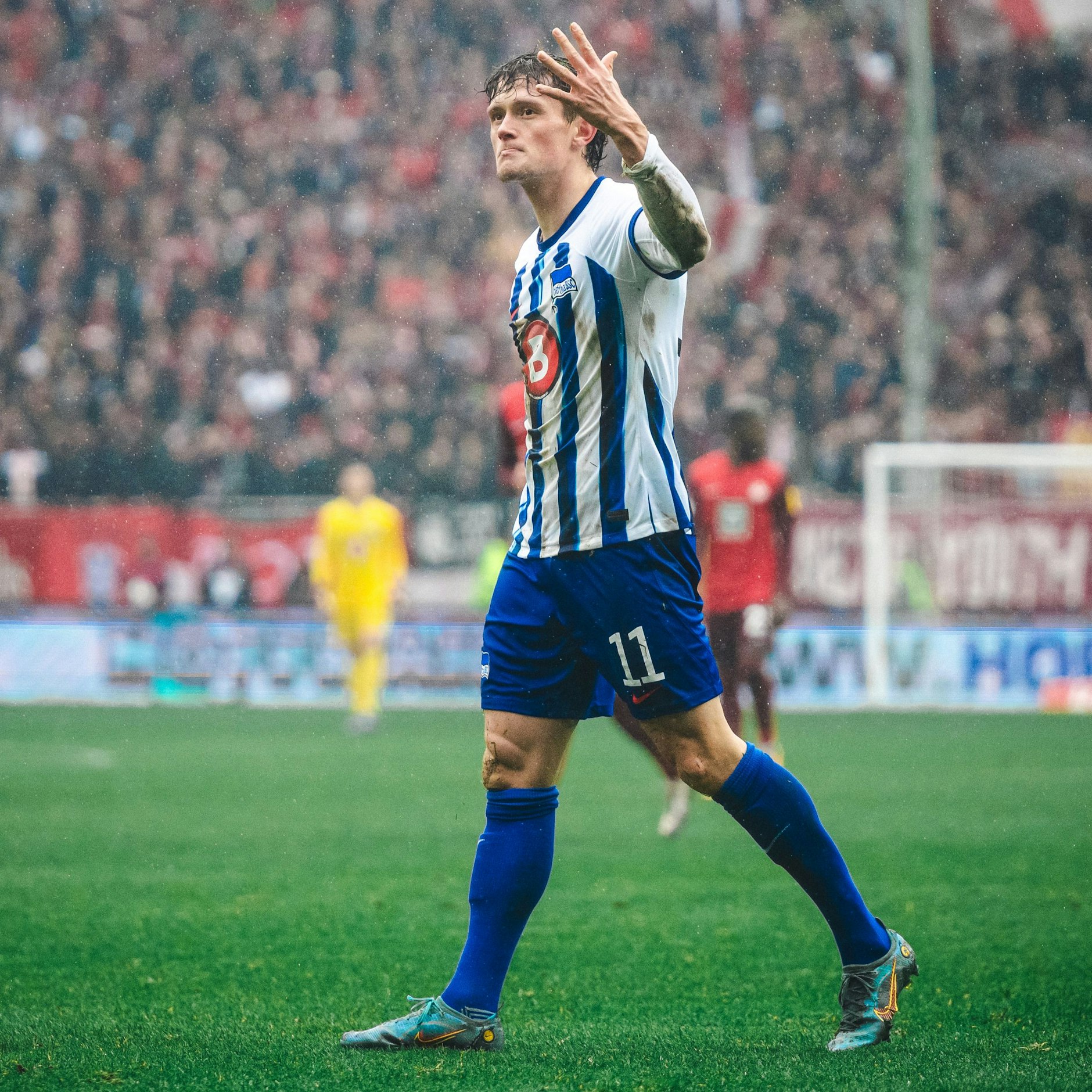 Herthas Fabian Reese gab diesmal nur 45 Minuten Vollgas, weil er seine Kräfte schonen musste.
