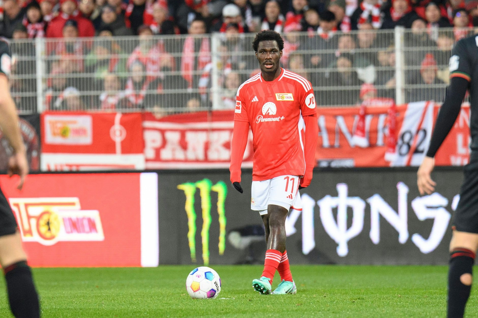 Stürmer David Fofana (20) flog beim 1. FC Union zuletzt mal wieder aus dem Kader. Gegen Real Madrid ist er wohl wieder gefragt.&nbsp;