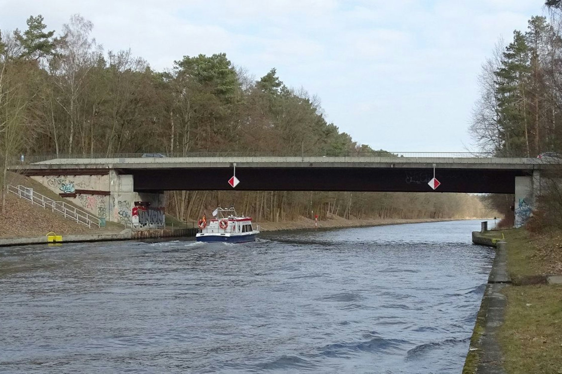 Ansicht der Bestandsbrücke