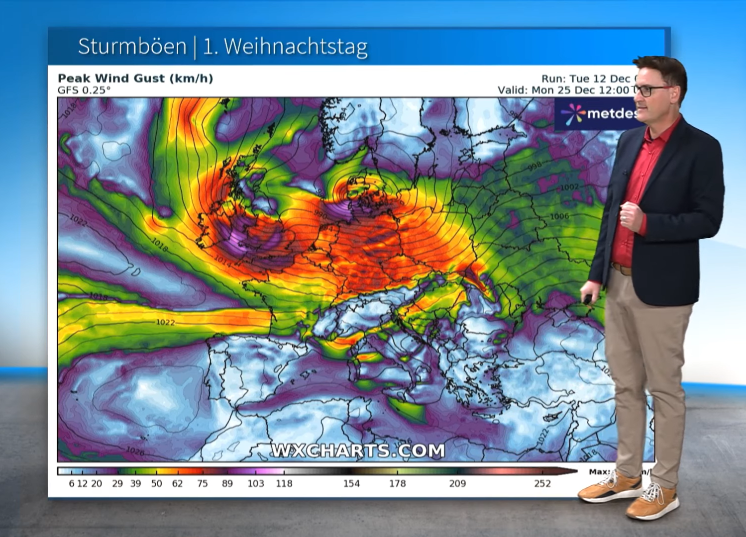Wetter zum Fest: Warme statt weiße Weihnachten? Ein Sturm zieht auf!
