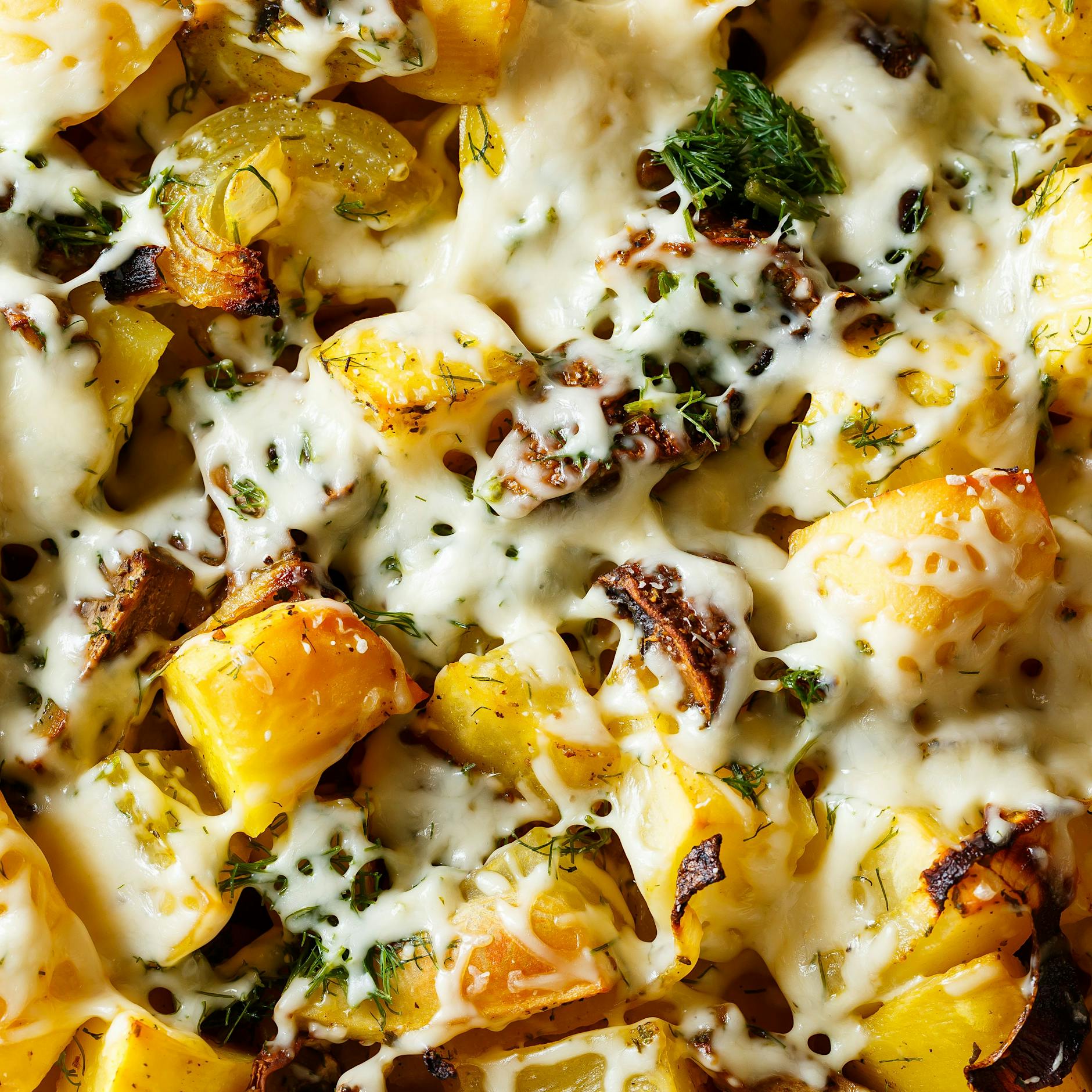 Rezept für Kartoffel-Champignon-Auflauf: Richtig lecker mit viel Käse!