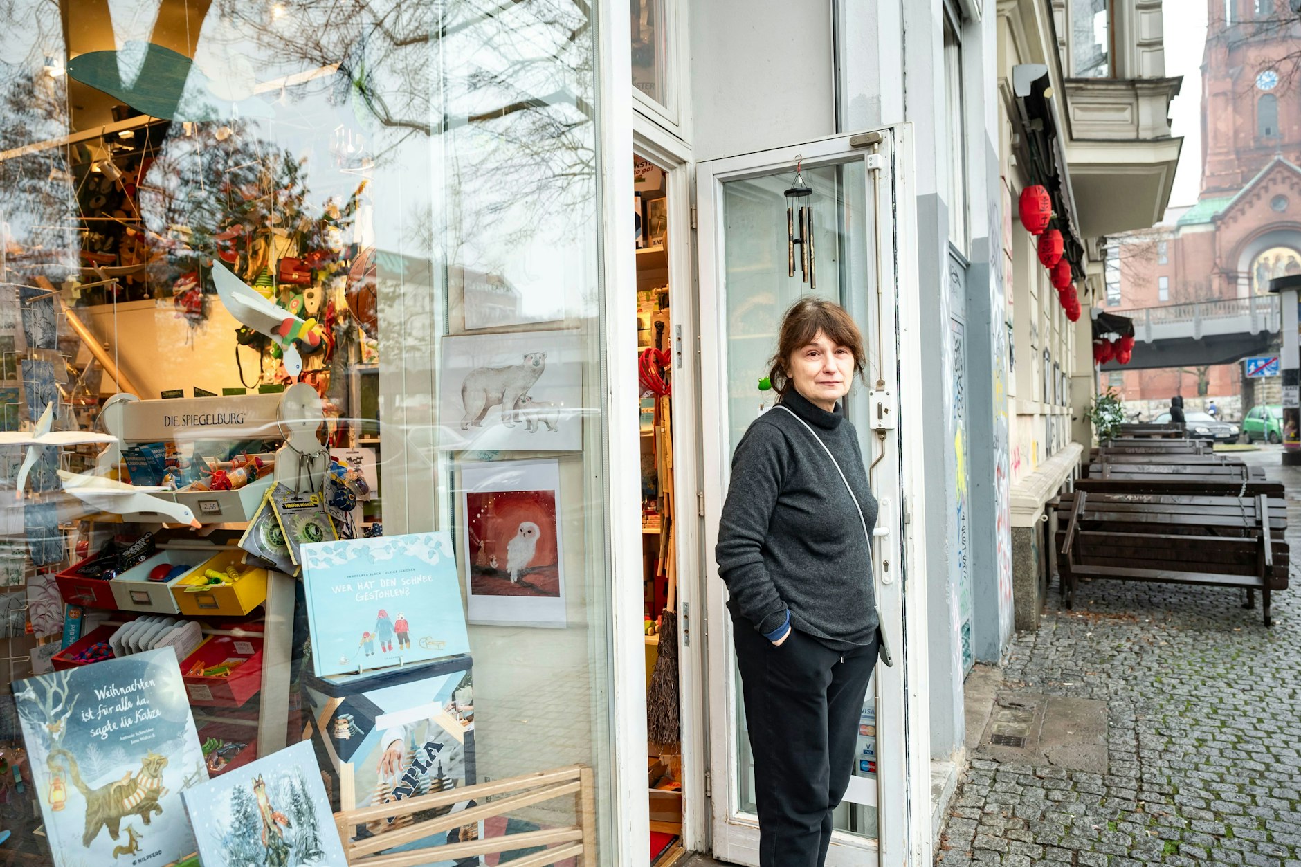 Justyna Wahl betreibt ihr Spielwarengeschäft Lilofee direkt am Görlitzer Park.