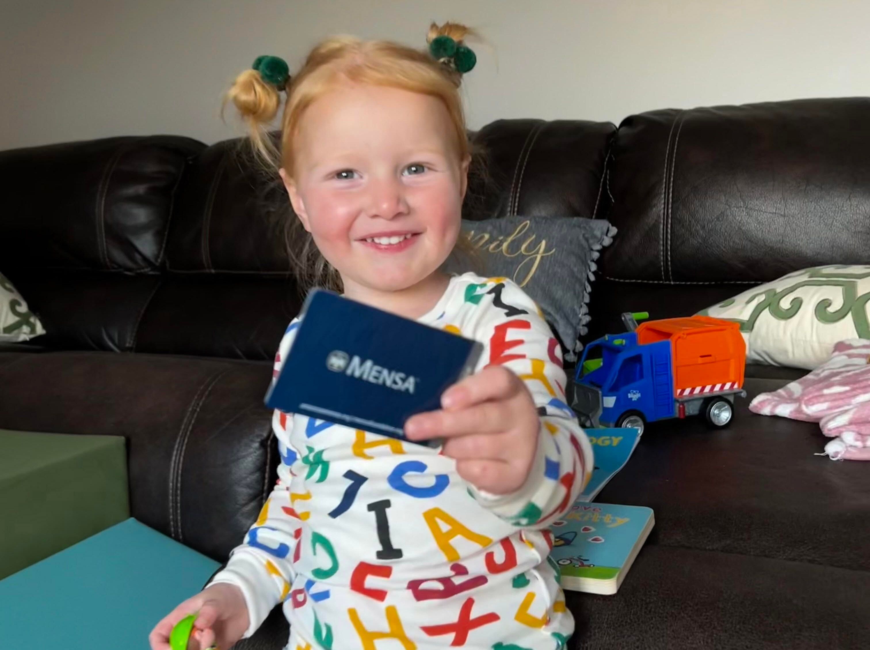 Image - Hochbegabt! Isla McNabb (3) konnte mit zwei Jahren lesen