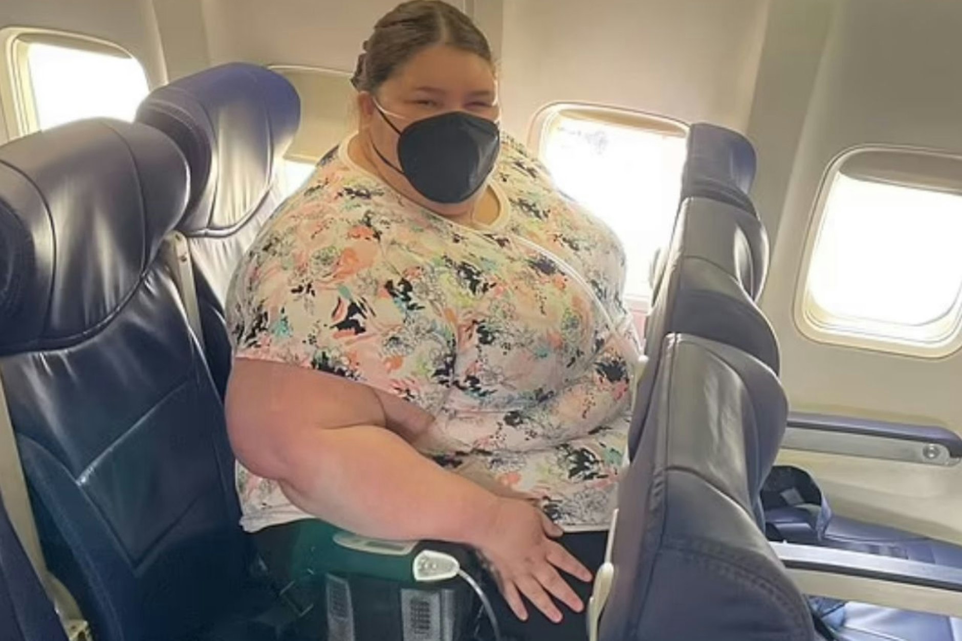Die Influencerin Jae’lynn Chaney, die sich selbst als „6XL Plus-Reisende“ beschreibt, jubelte über die neuen Gratis-Sitze.