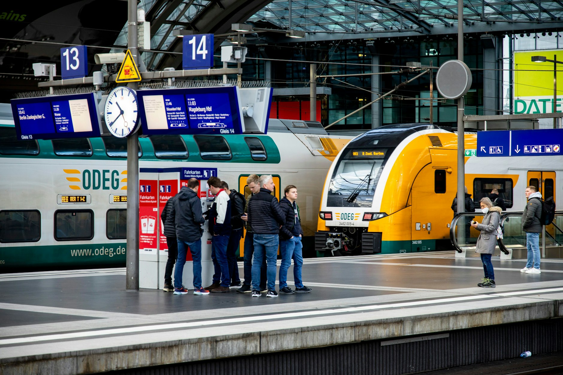 Der neue Tarifvertrag gilt auch für Angestellt der Ostdeutschen Eisenbahn (ODEG).&nbsp;