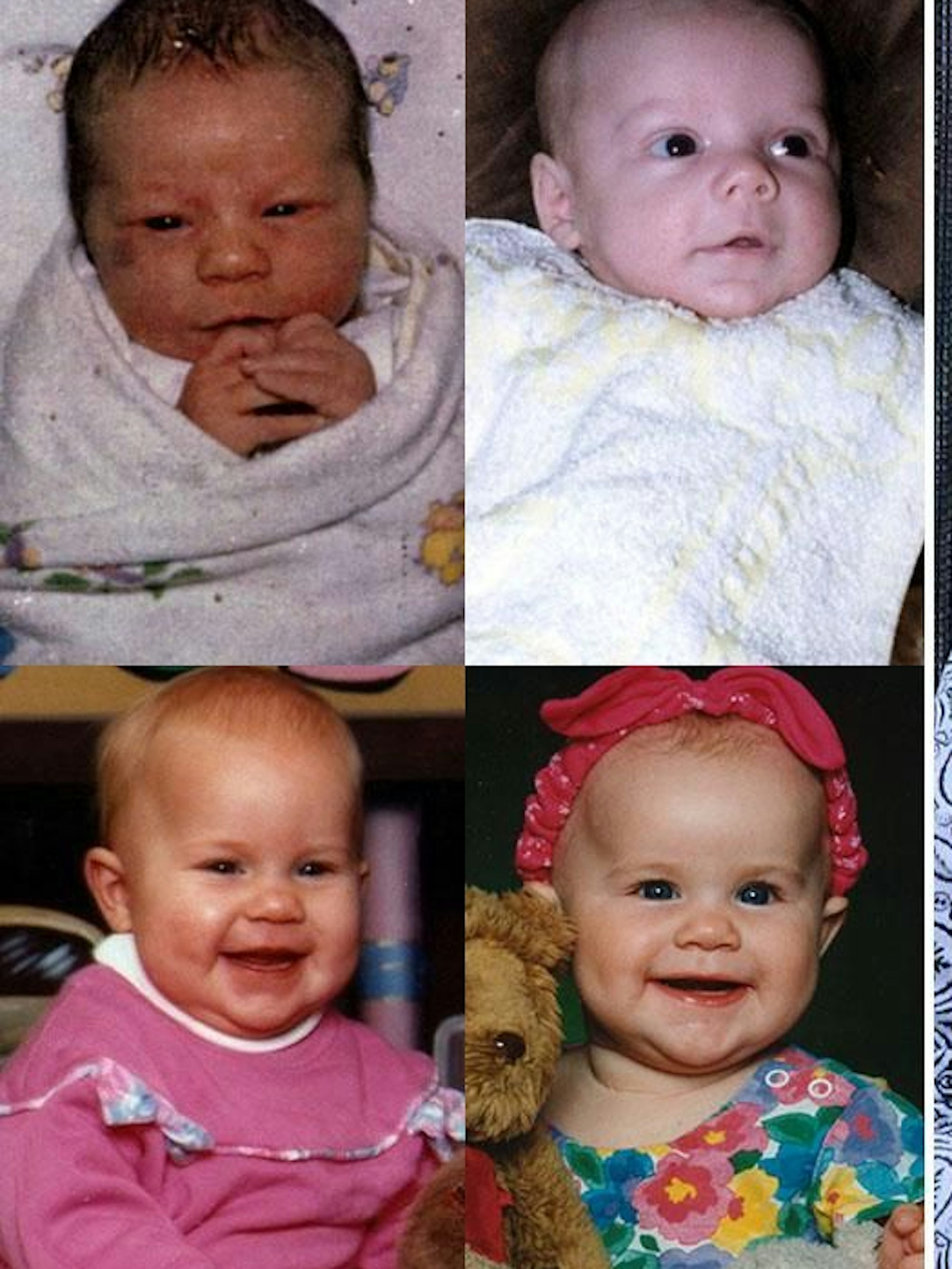 Die vier Kinder von Kathleen Folbigg: Caleb, Patrick, Sarah und Laura