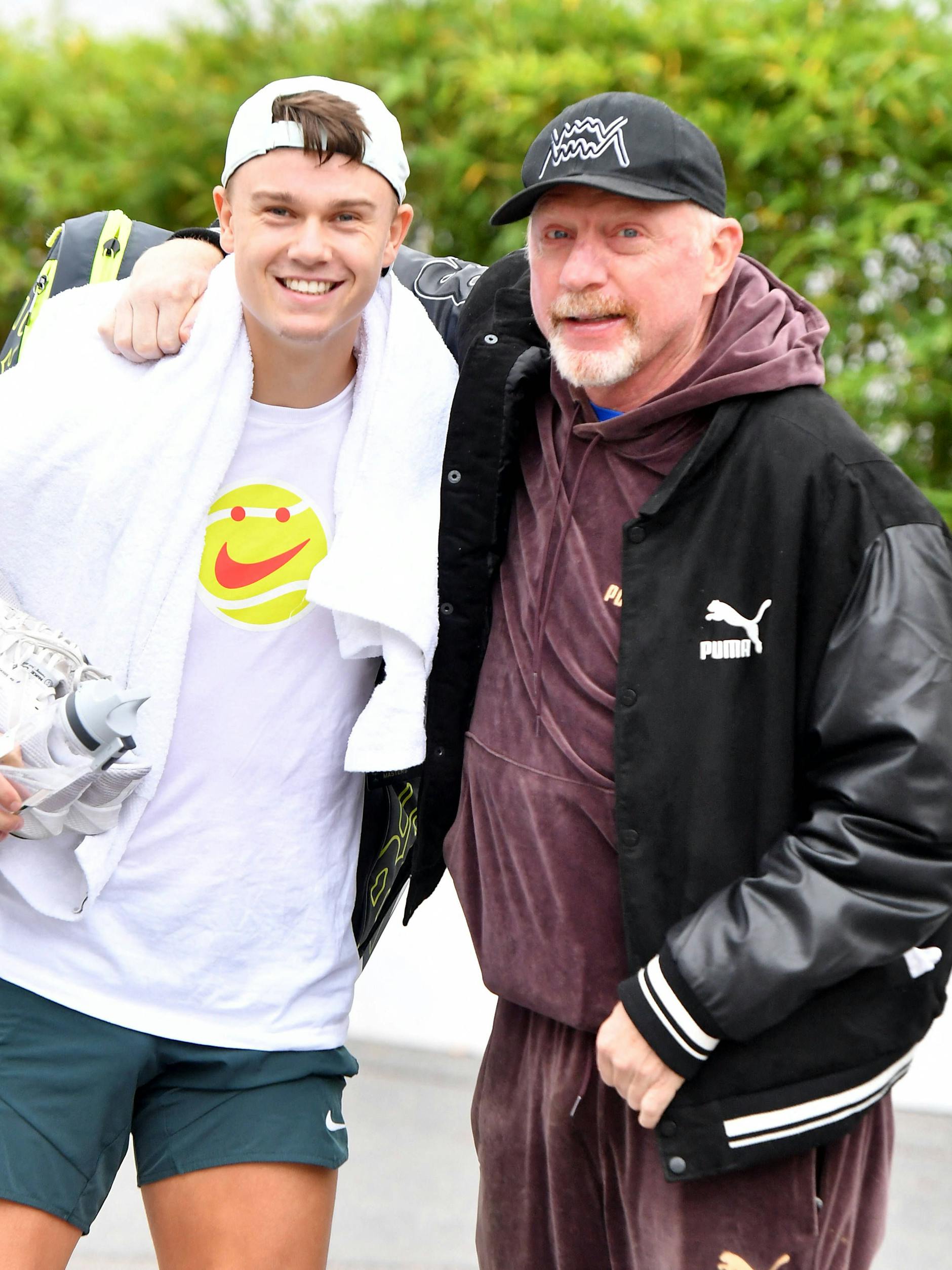 Boris Becker trainiert seit Oktober den Dänen Holger Rune (20).