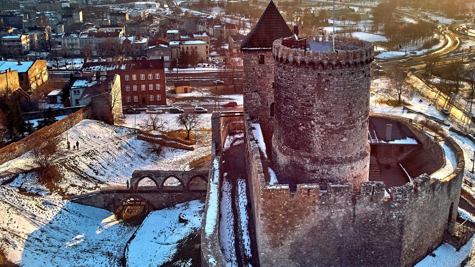 Die polnische Stadt Będzin
