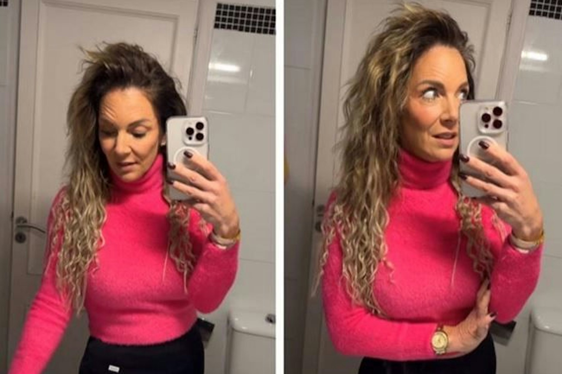 Tränen-Auftritt: Danni Büchner kann die Fassung nicht bewahren.