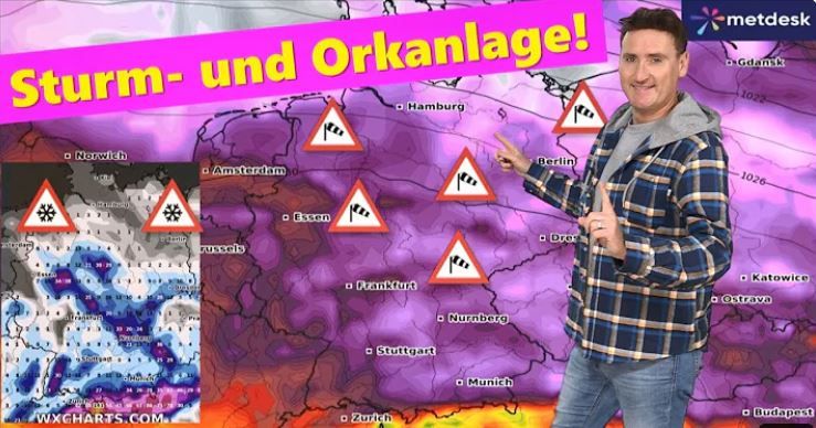 Meteorologen warnen vor „Sturmlage“: Orkan-Gefahr in Deutschland!