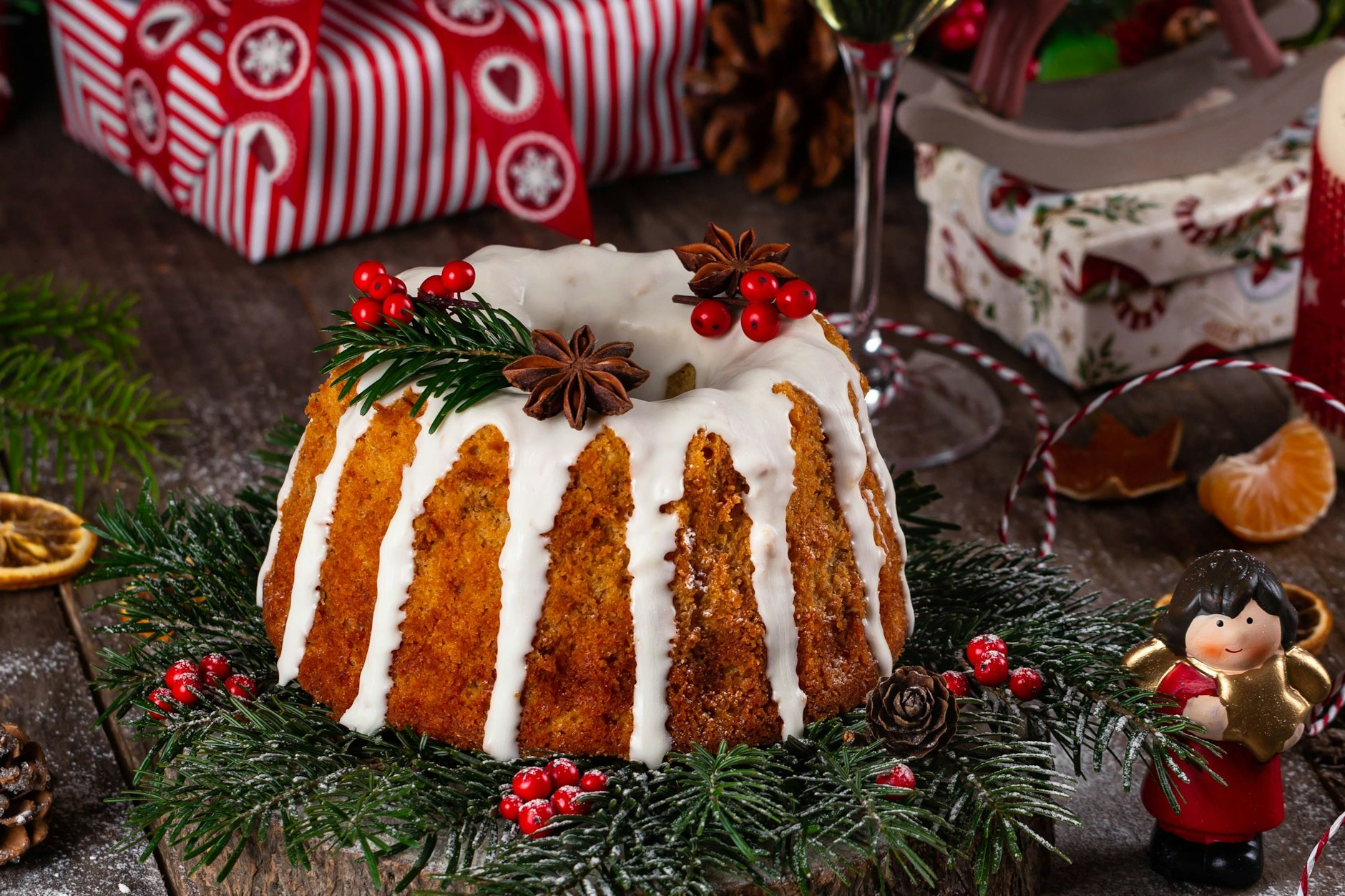 Der weihnachtliche Kuchen mit Punsch-Aroma ist schnell gemacht. 