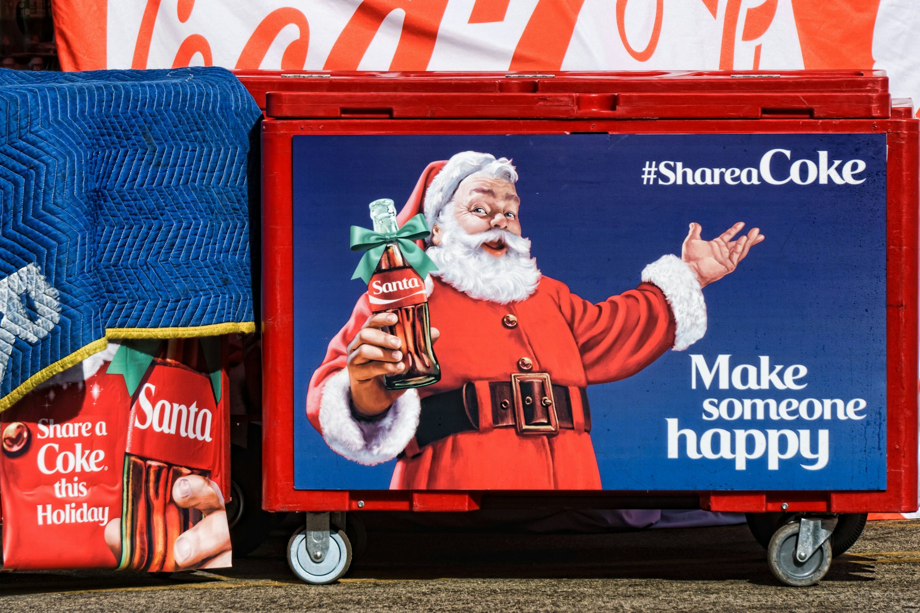 Der Weihnachtsmann macht seit Jahrzehnten Werbung für Coca-Cola.