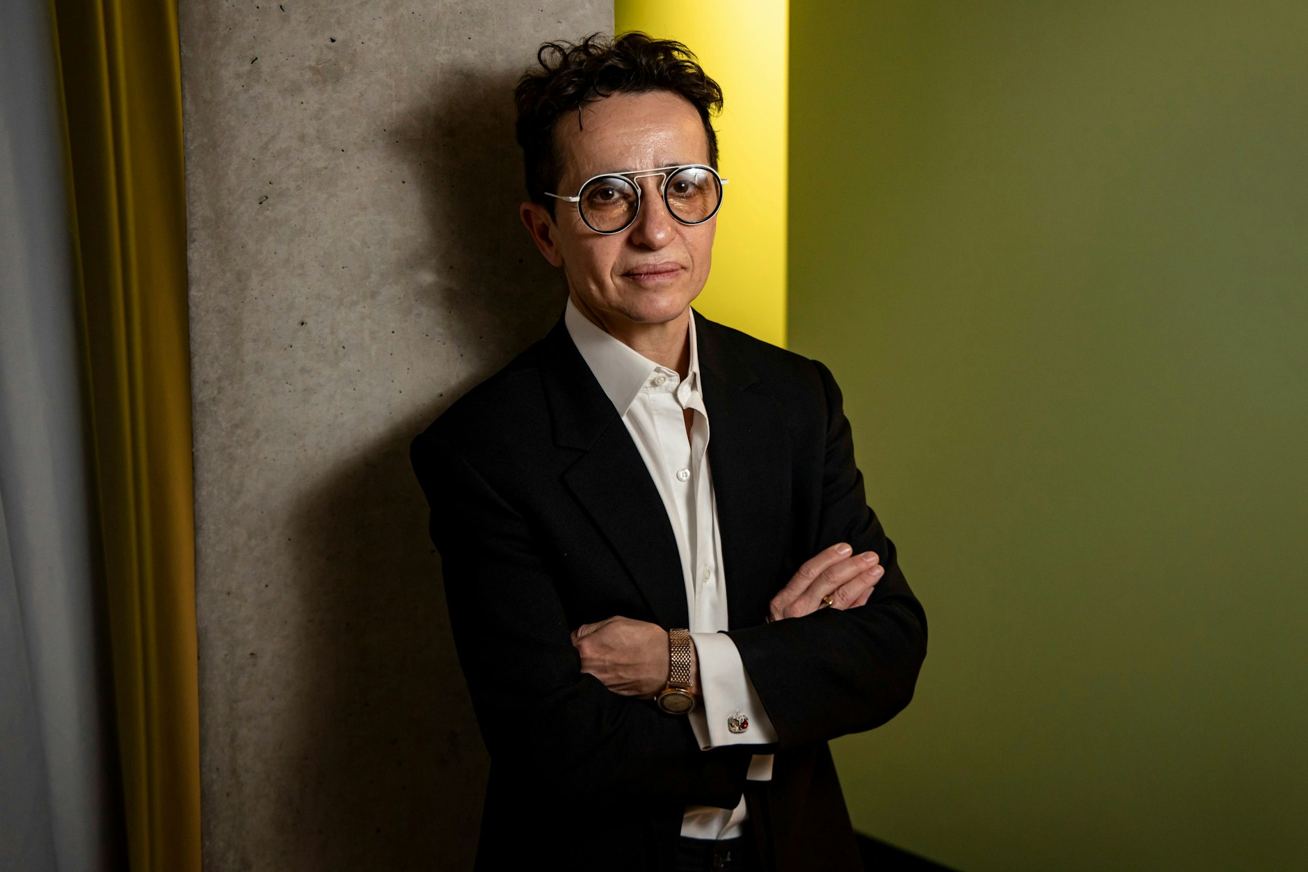 Masha Gessen bei der Heinrich-Böll-Stiftung in Berlin am 18. Dezember 2023