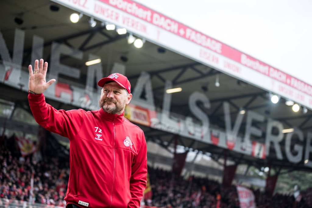 KölnTrainer Steffen Baumgart vor Spiel gegen 1. FC Union Berlin