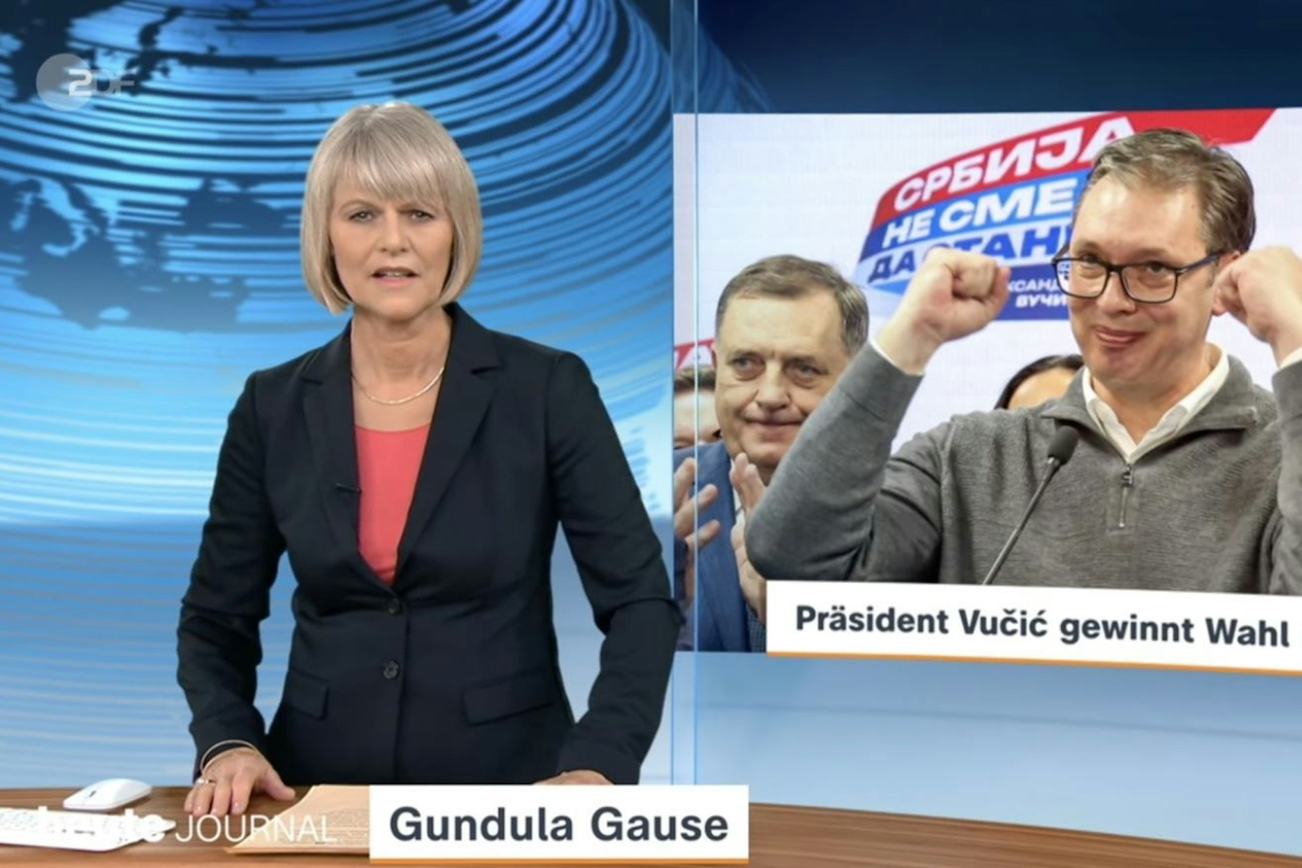 Schwächeanfall im TV: Gundula Gause.