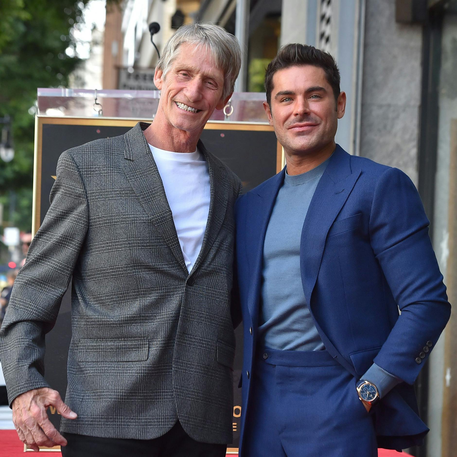Kevin Von Erich (l.) und Zac Efron 