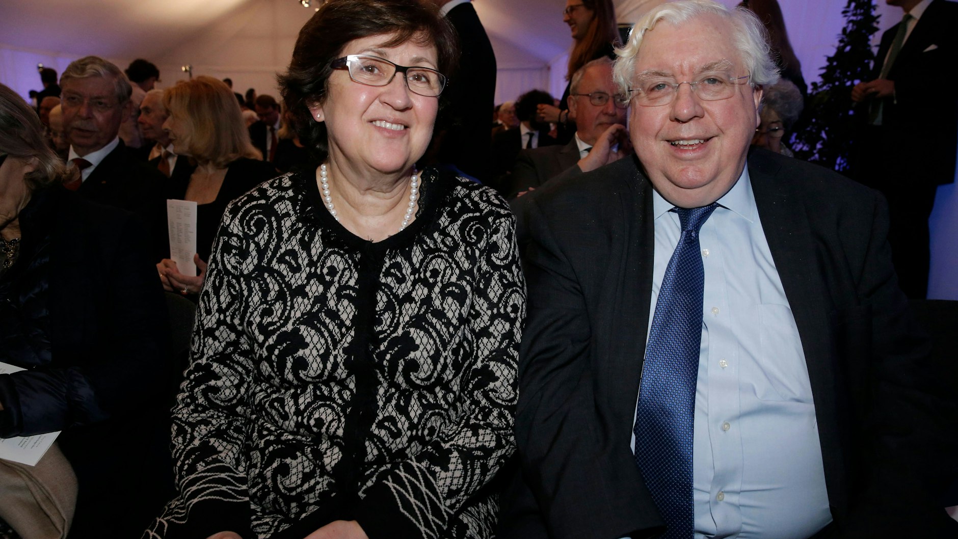 John Kornblum bei einer Veranstaltung im Jahr 2014 mit seiner Frau Helen in Berlin.