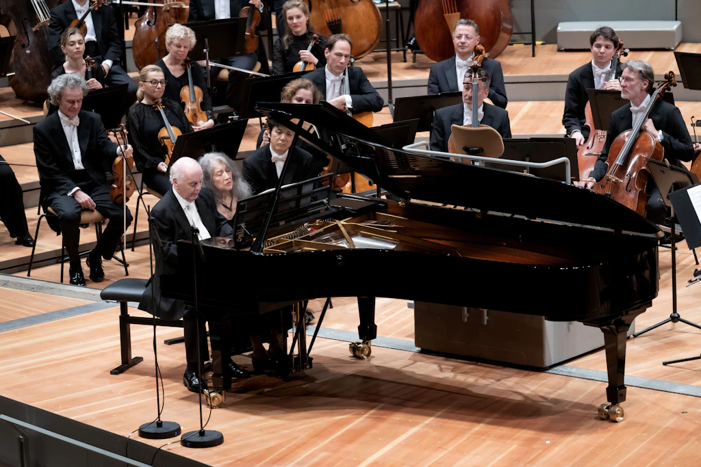 Berlin Filarmoni Orkestrası ile Daniel Barenboim ve Martha Argerich: En yüksek tanınma