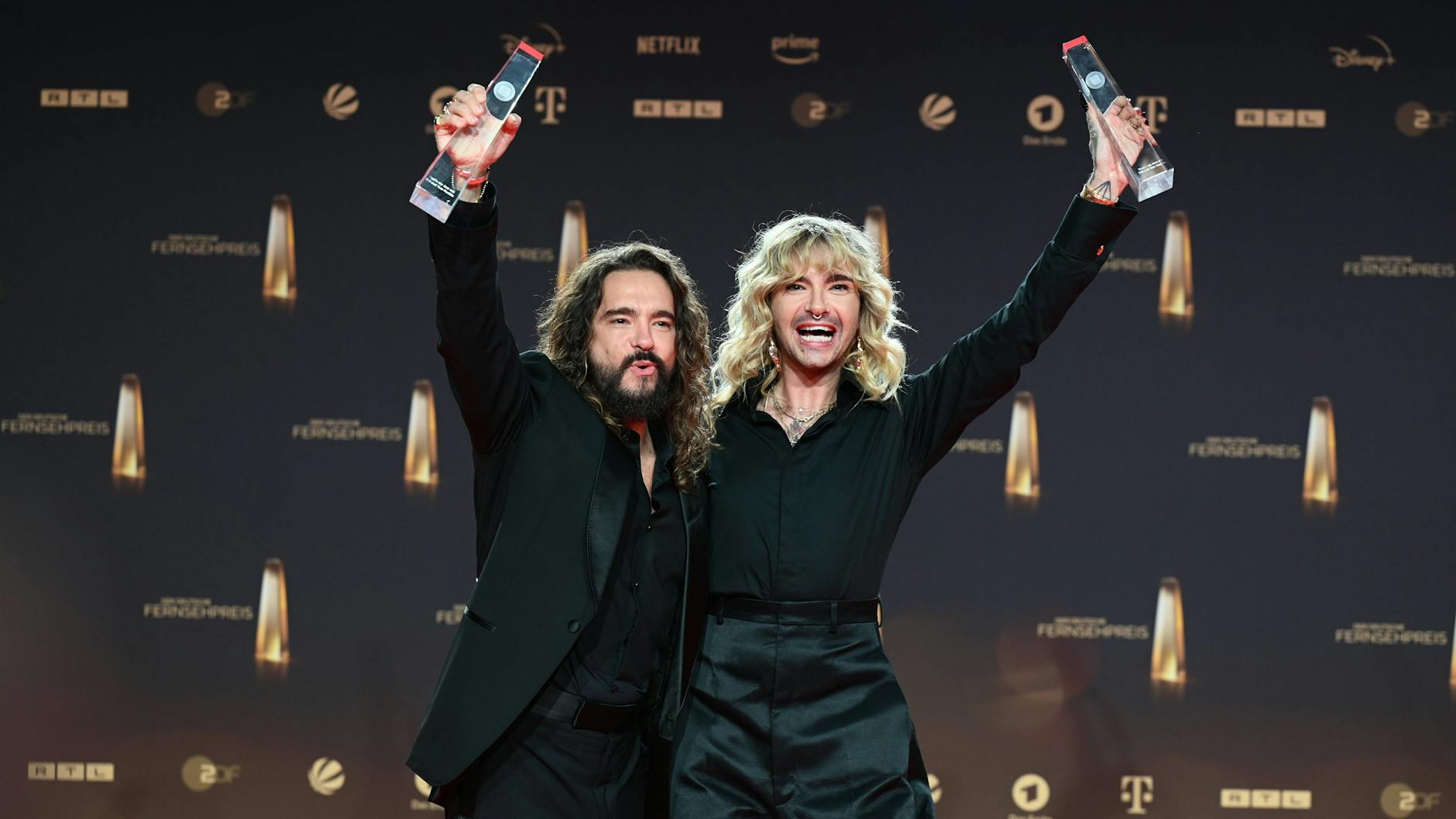 Bill und Tom Kaulitz haben für ihre Show „That’s my Jam“ den Fernsehpreis gewonnen.