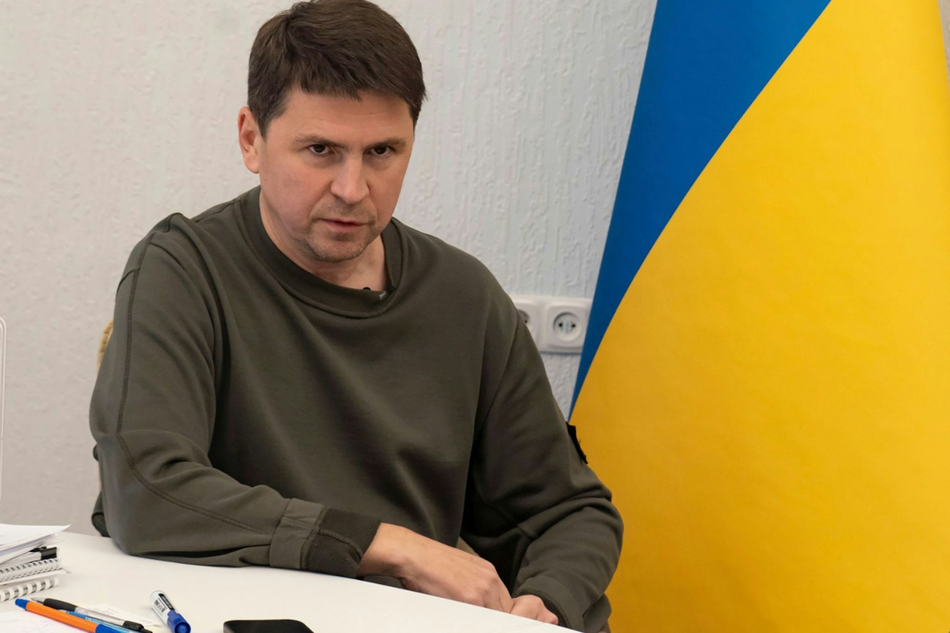 Der Berater des ukrainischen Präsidenten Wolodymyr Selenskyj: Mychajlo Podoljak.&nbsp;