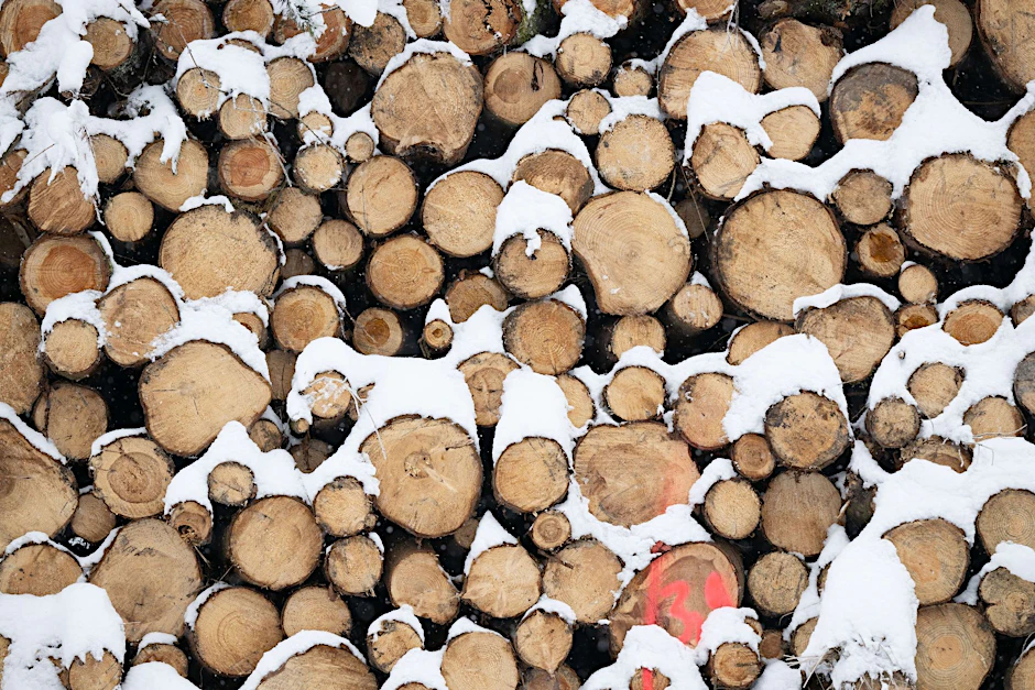 ARCHIV - Baumaterial, Ersatz für fossile Produkte und erneuerbare Energiequelle: Holz gewinnt als nachwachsender Rohstoff immer mehr an Bedeutung.  