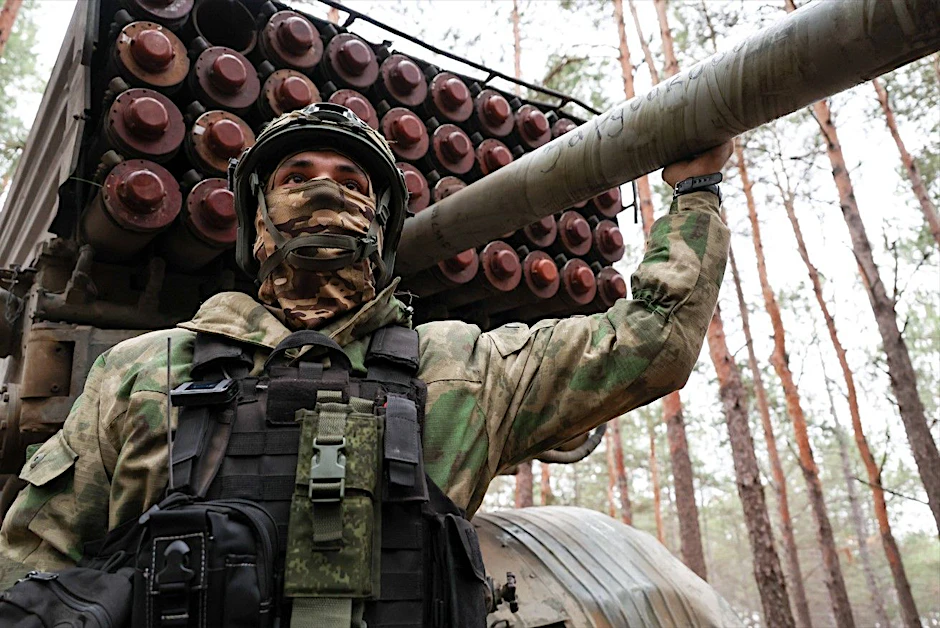 Russisches Militär in der Region Cherson (Foto vom 21. Dezember)