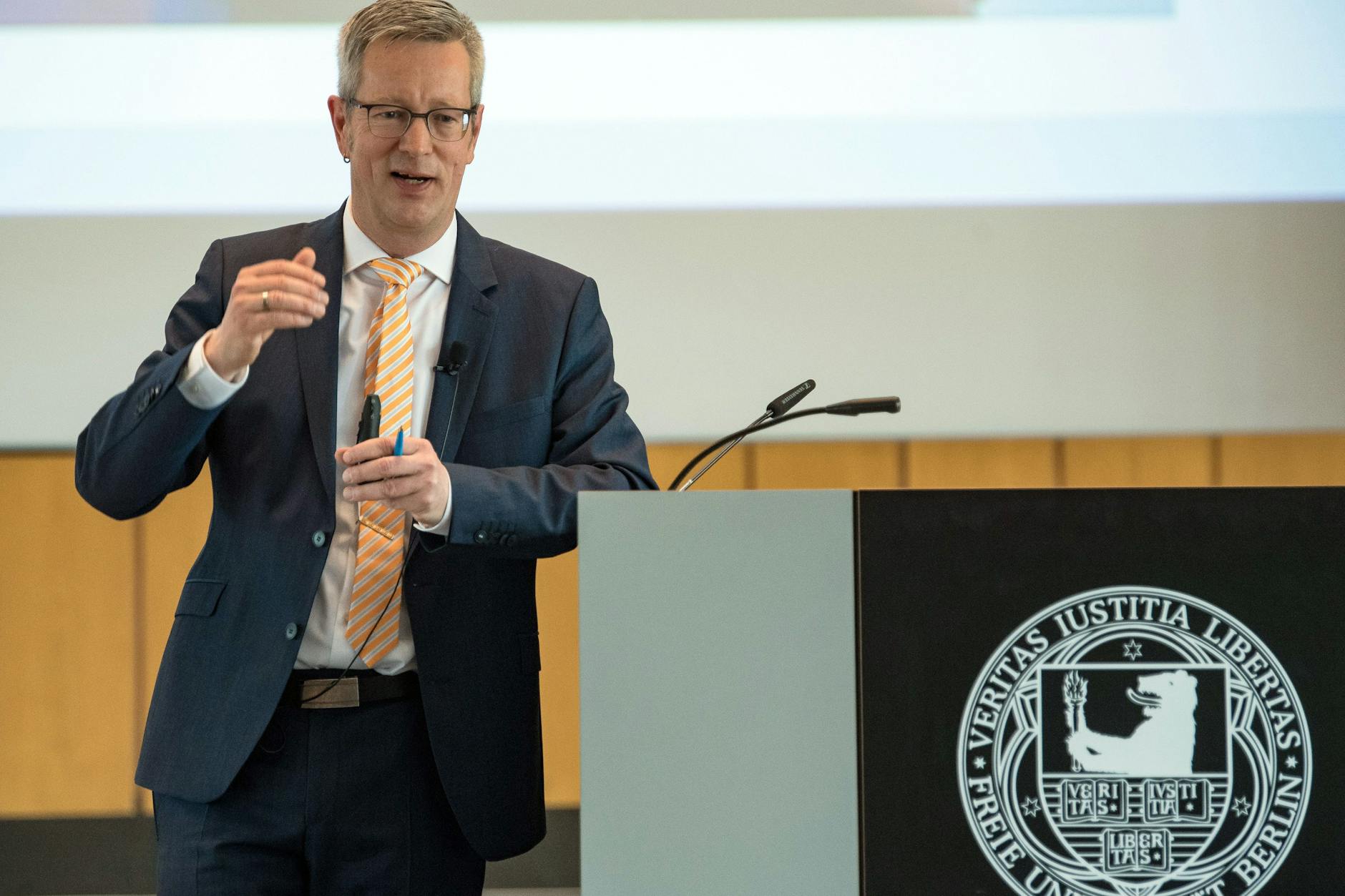 Günter M. Ziegler, der Präsident der Freien Universität (FU) in Berlin-Dahlem 