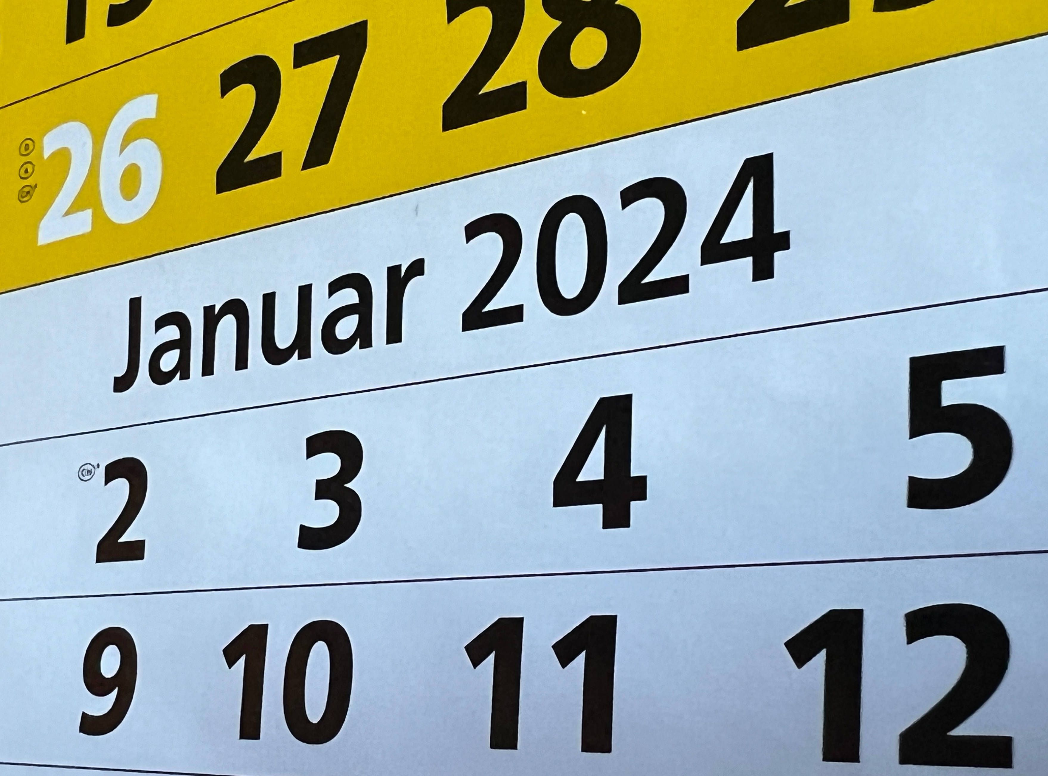 2024 – im kommenden Jahr müssen wir weniger arbeiten