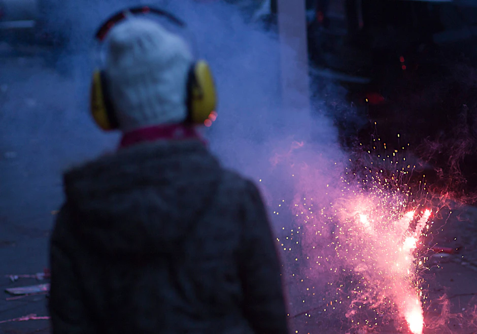 Das Gehör kann bei Feuerwerk großen Schaden nehmen.