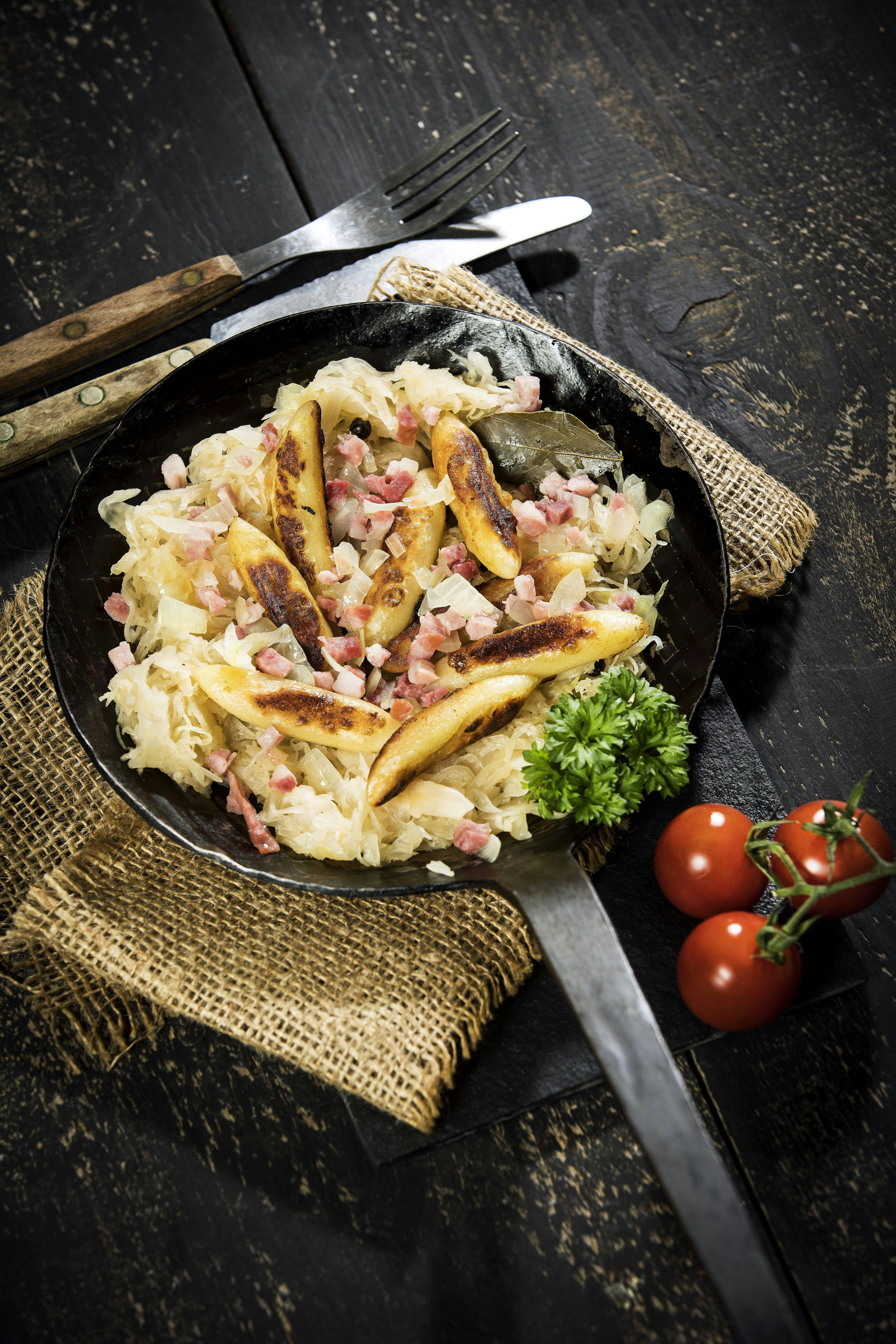 Geniales Rezept für den Winter: Schupfnudeln mit Kraut und Schinken