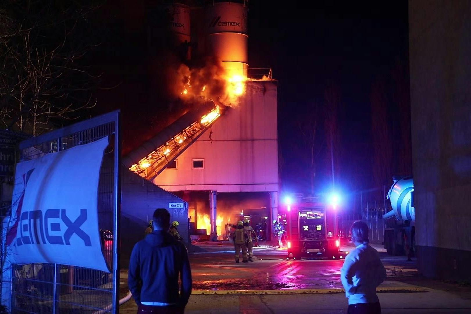 Die Feuerwehr war in der Nacht zu Mittwoch im Einsatz.